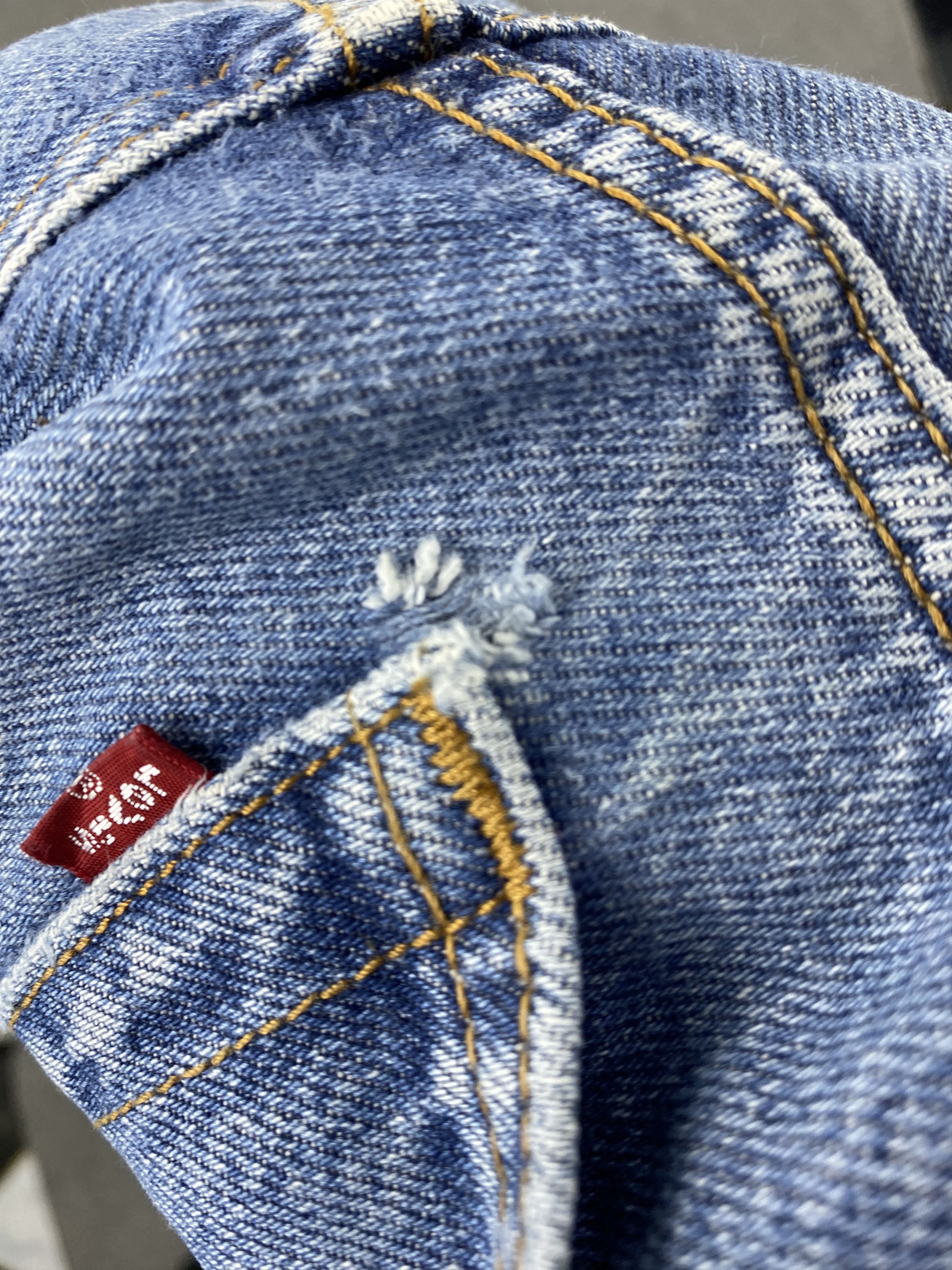 Levi's × Vintage Vintage Levis 505 Lightwash Faded Blue Denim DP2703 Size US 34 / EU 50 - 17 Thumbnail