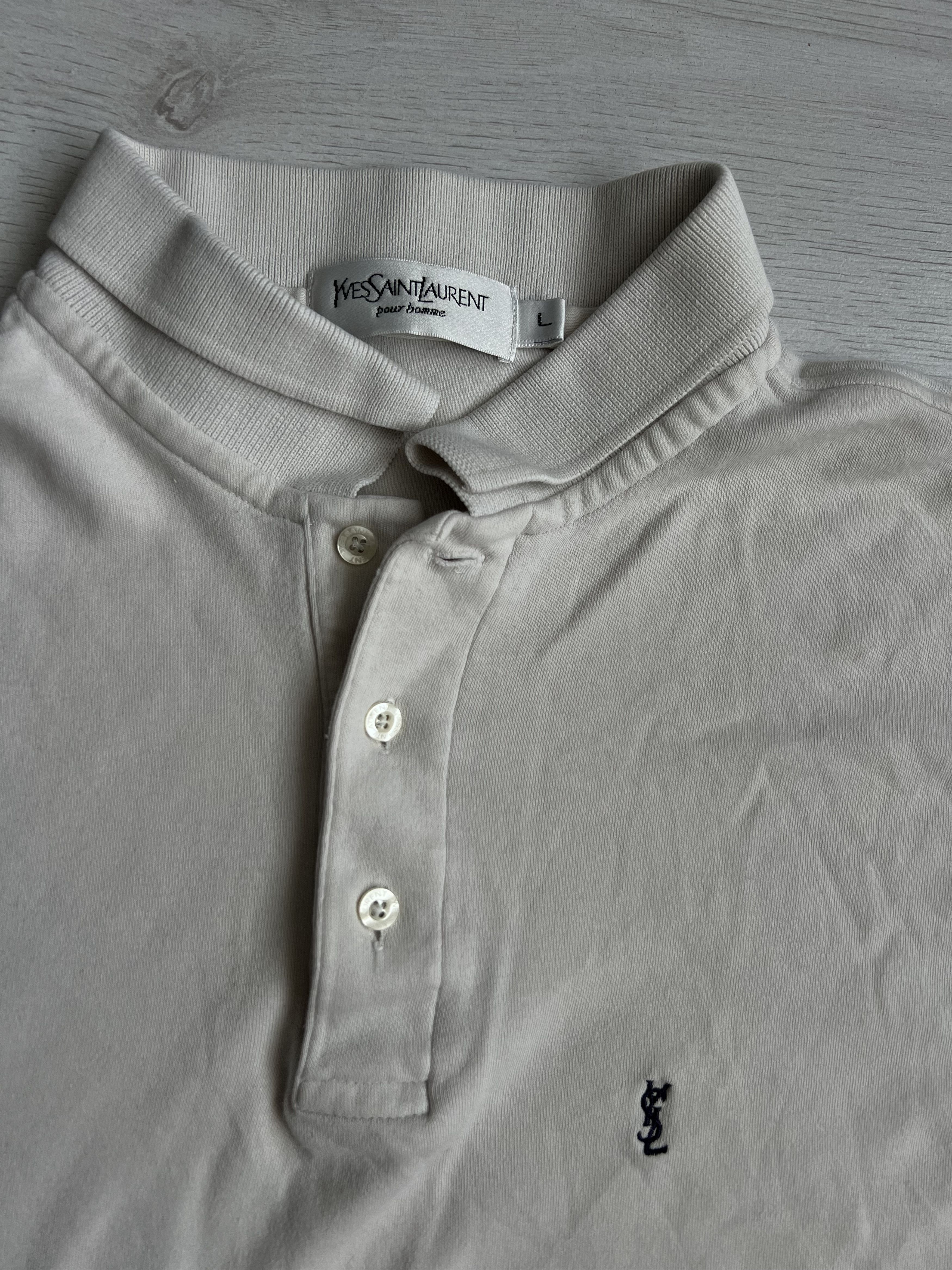 Yves Saint Laurent YSL Yves Saint Laurent polo shirt Luxury Old Money Size US L / EU 52-54 / 3 - 2 Thumbnail