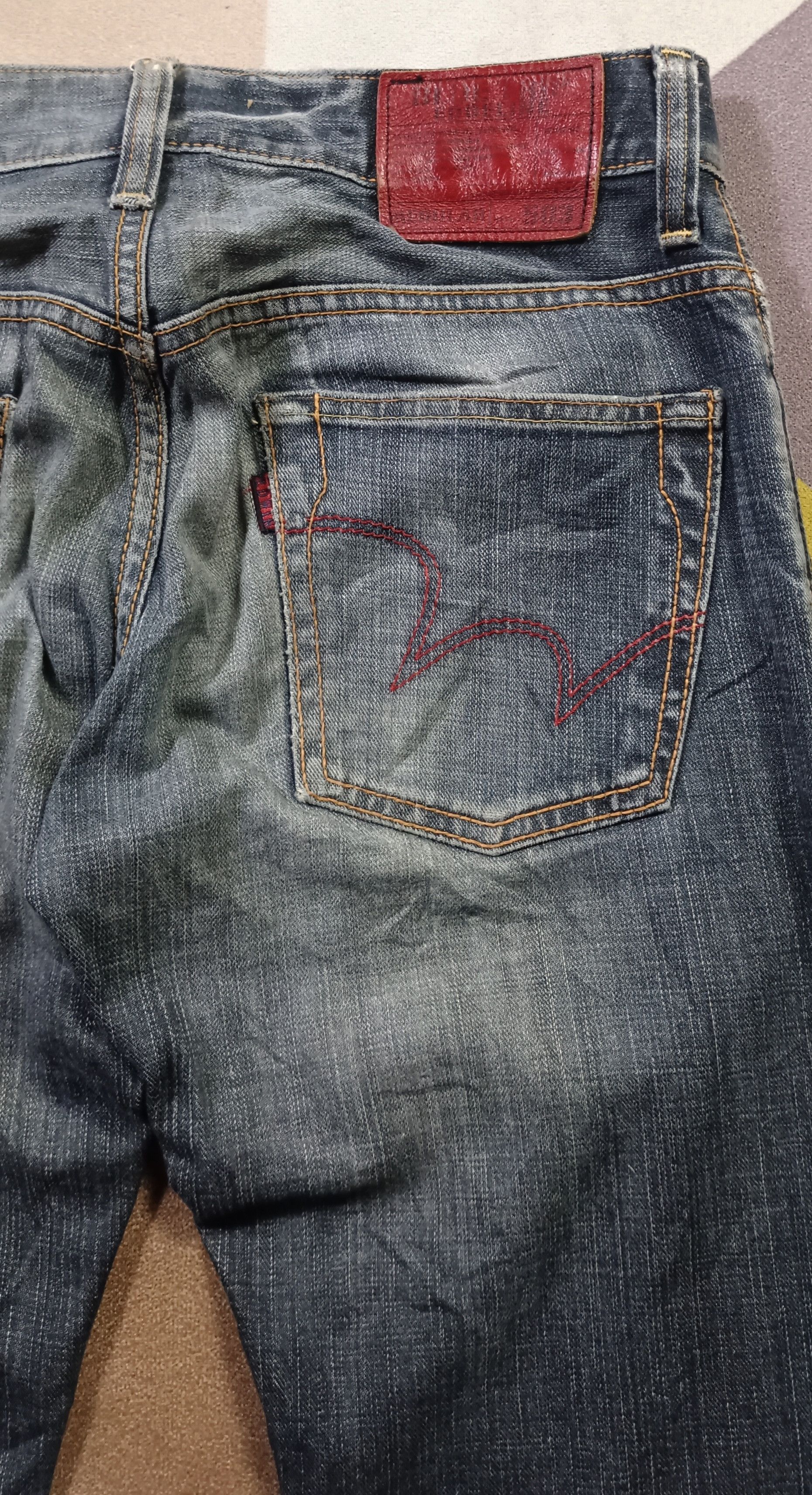 Edwin Vintage Edwin Blue Trip Edgeline 503 Distressed Denim Size US 32 / EU 48 - 6 Thumbnail