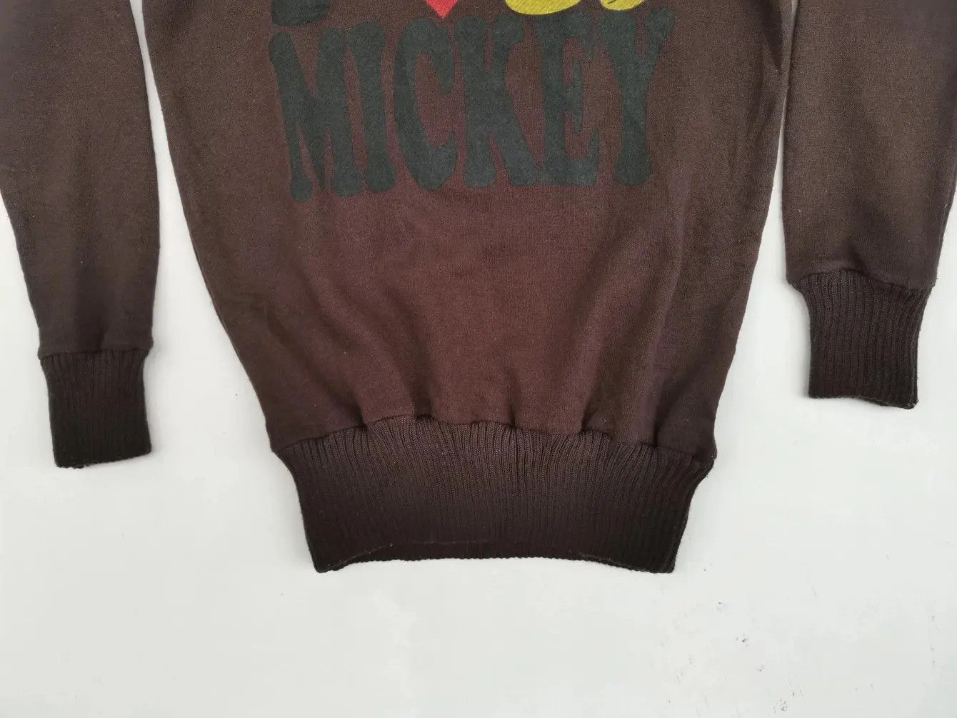 Disney × Mickey Mouse Disney I love Mickey Big Logo Sweatshirt Size US M / EU 48-50 / 2 - 6 Thumbnail