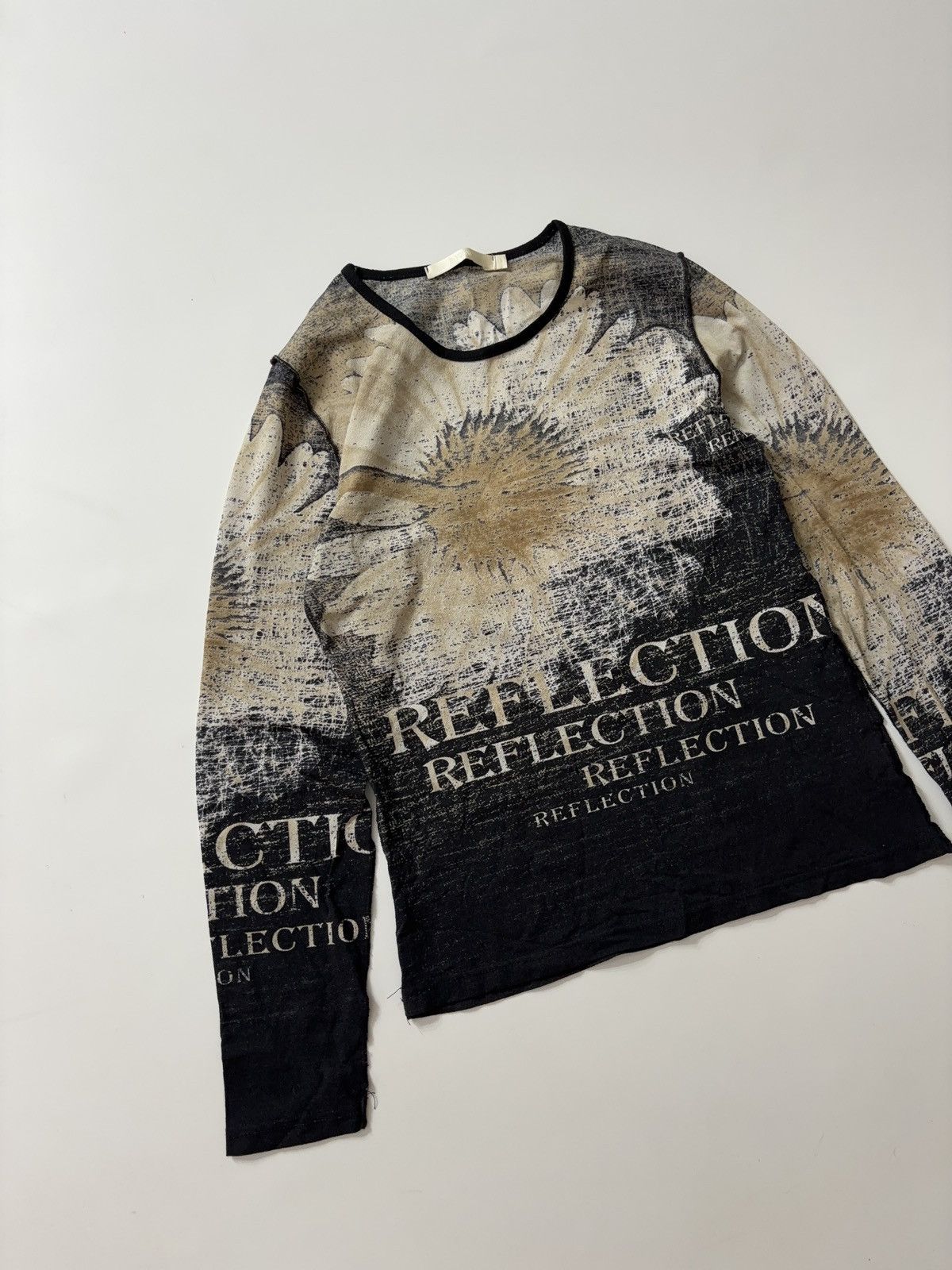 Vintage MESH RARE VINTAGE PRINTED LONG SLEEVE TOP ARCHIVE Size M / US 6-8 / IT 42-44 - 3 Thumbnail