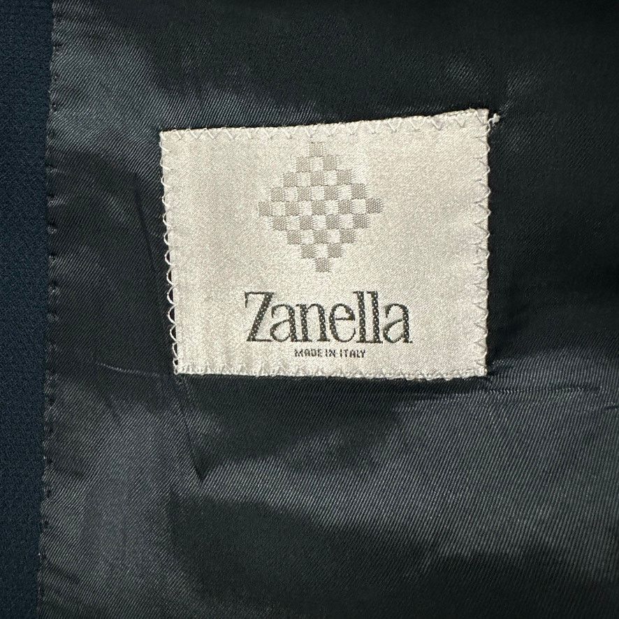 Zanella Zanella navy double breasted blazer size 40R Size 40R - 4 Thumbnail