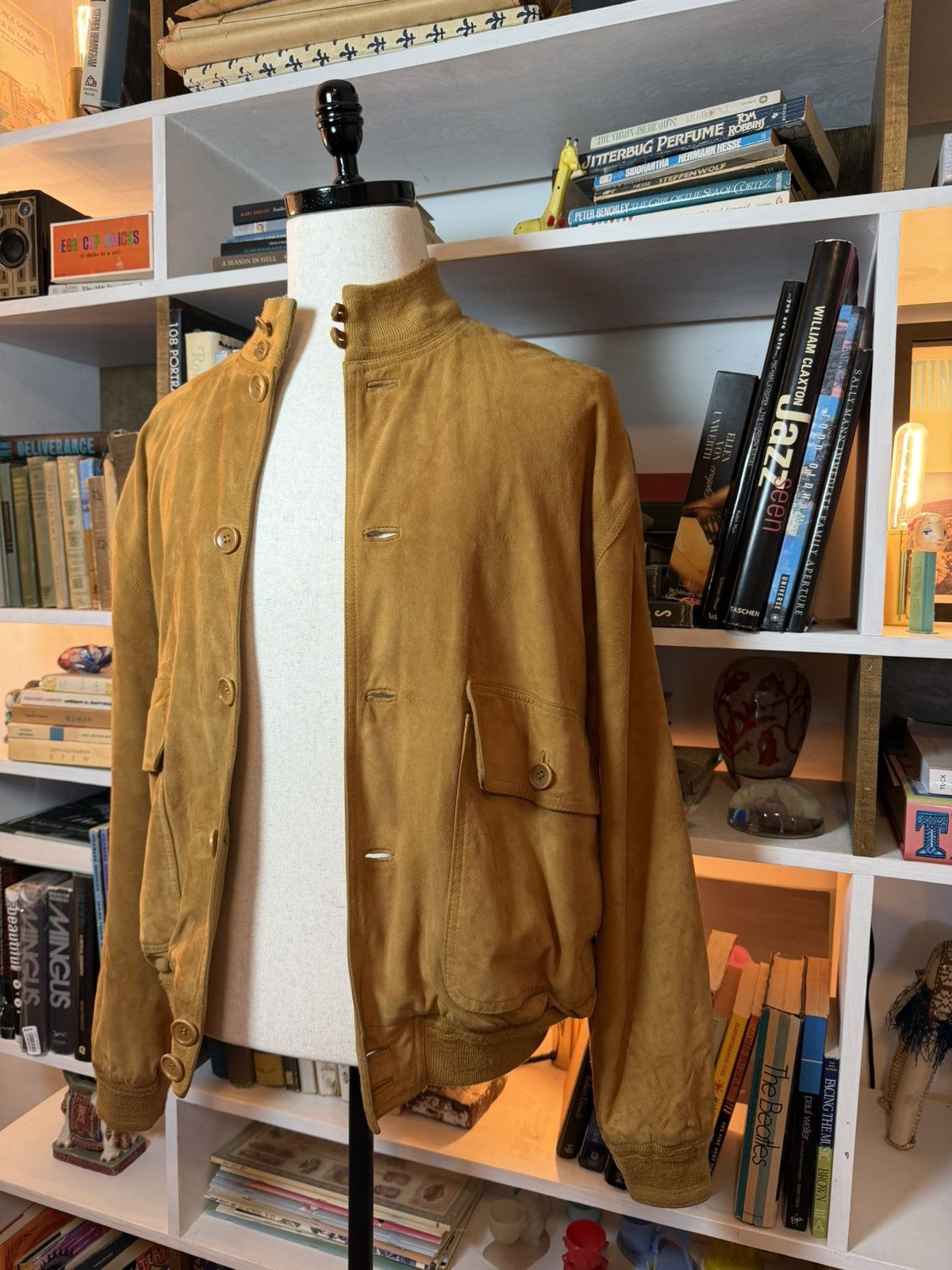Saks Fifth Avenue Saks Fifth Avenue suede brown bomber Size US S / EU 44-46 / 1 - 2 Thumbnail