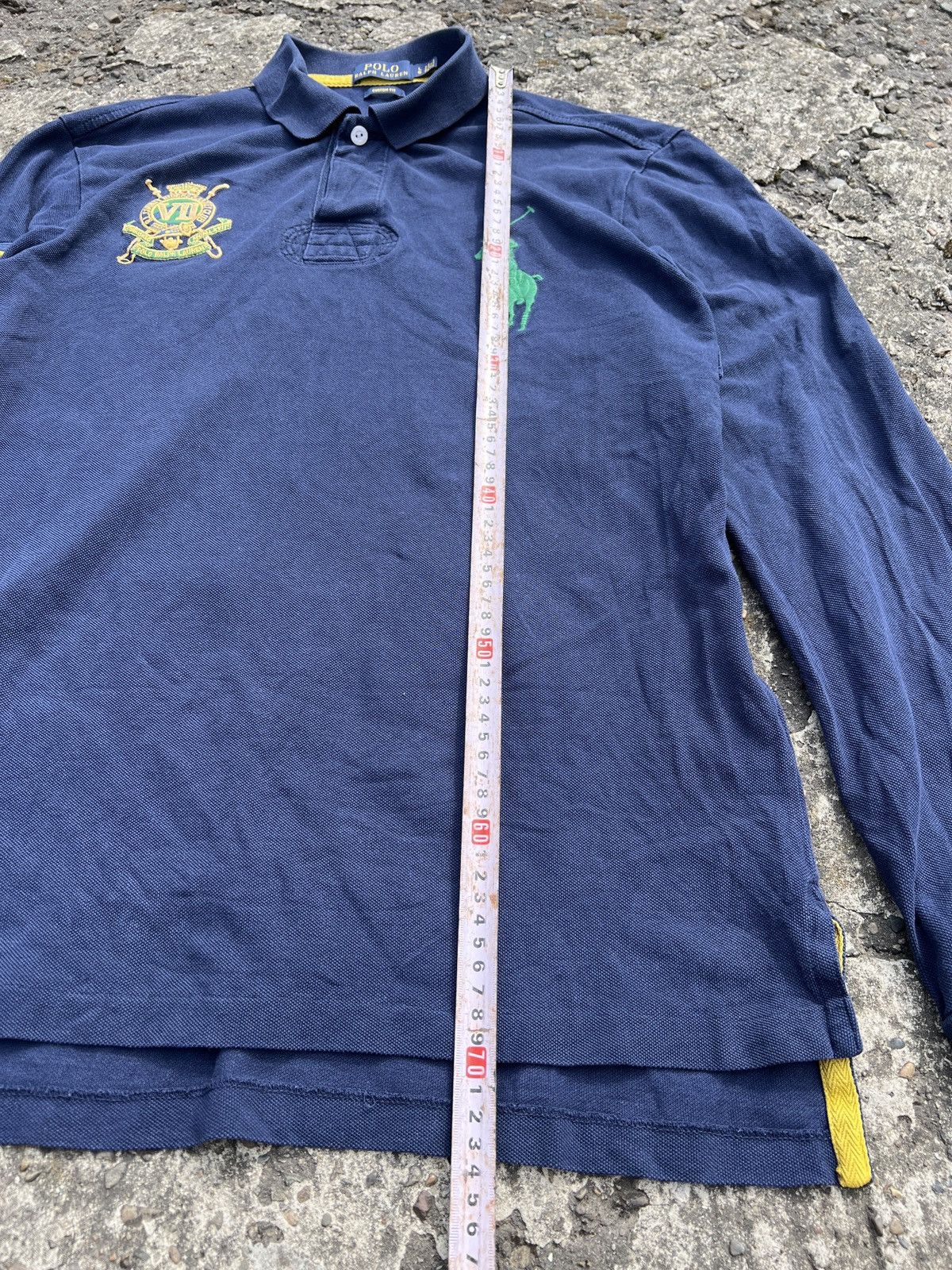 Polo Ralph Lauren Ralph Lauren Big Logo Y2K rugby long sleeve polo size L Size US L / EU 52-54 / 3 - 8 Thumbnail