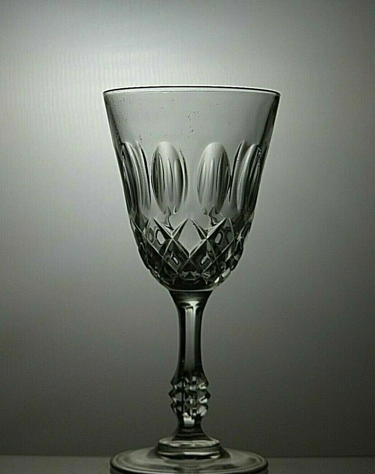 Other 5 x Royal Crystal Rock Linea Medici Cut Claret Wine Glasses Size ONE SIZE - 4 Thumbnail