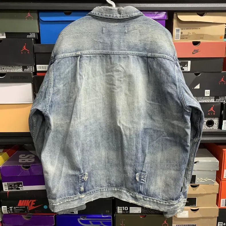 Neighborhood Neighborhood Washed Denim Jacket Size US XL / EU 56 / 4 - 2 Thumbnail