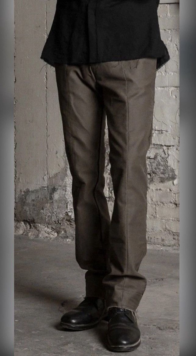 Marcel Everette Moleskin Overlock Trouser - Charred Oak Size US 30 / EU 46 - 10 Thumbnail