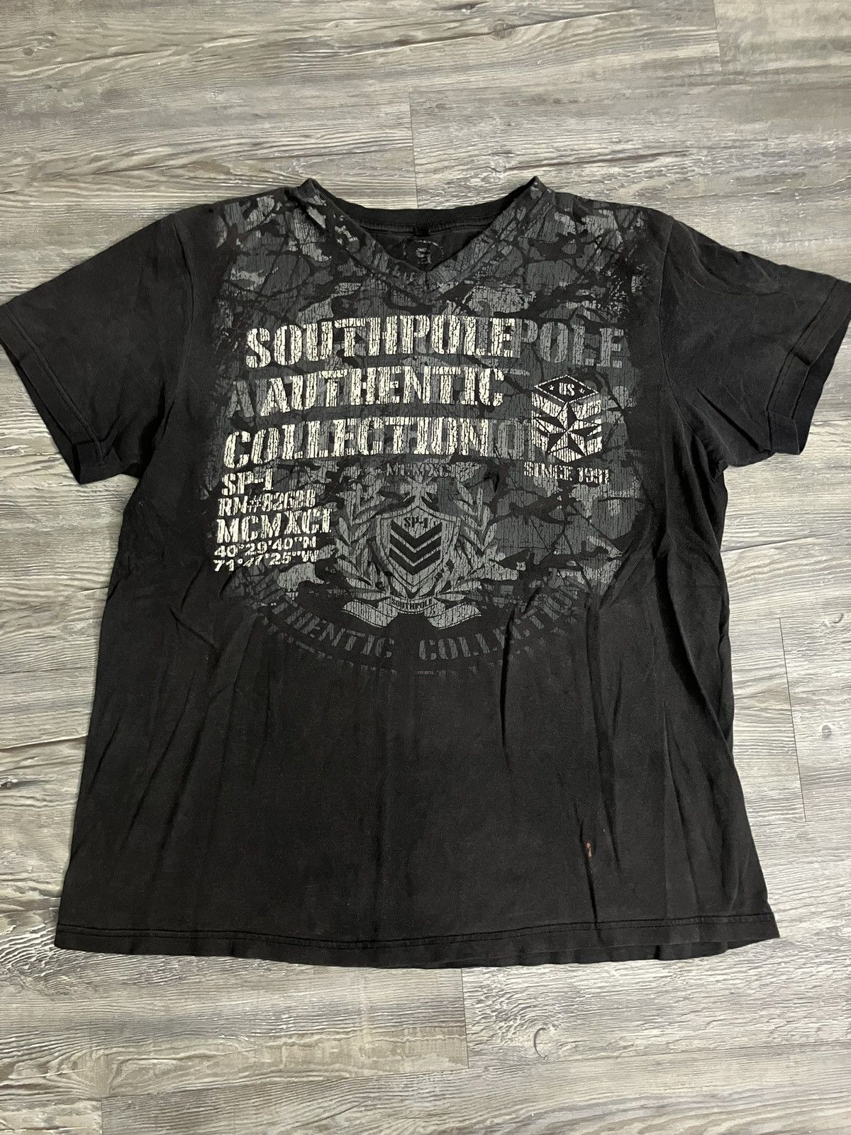 Southpole Vintage Y2K Southpole T Shirt Black Big Logo Size XL Size US XL / EU 56 / 4 - 1 Thumbnail