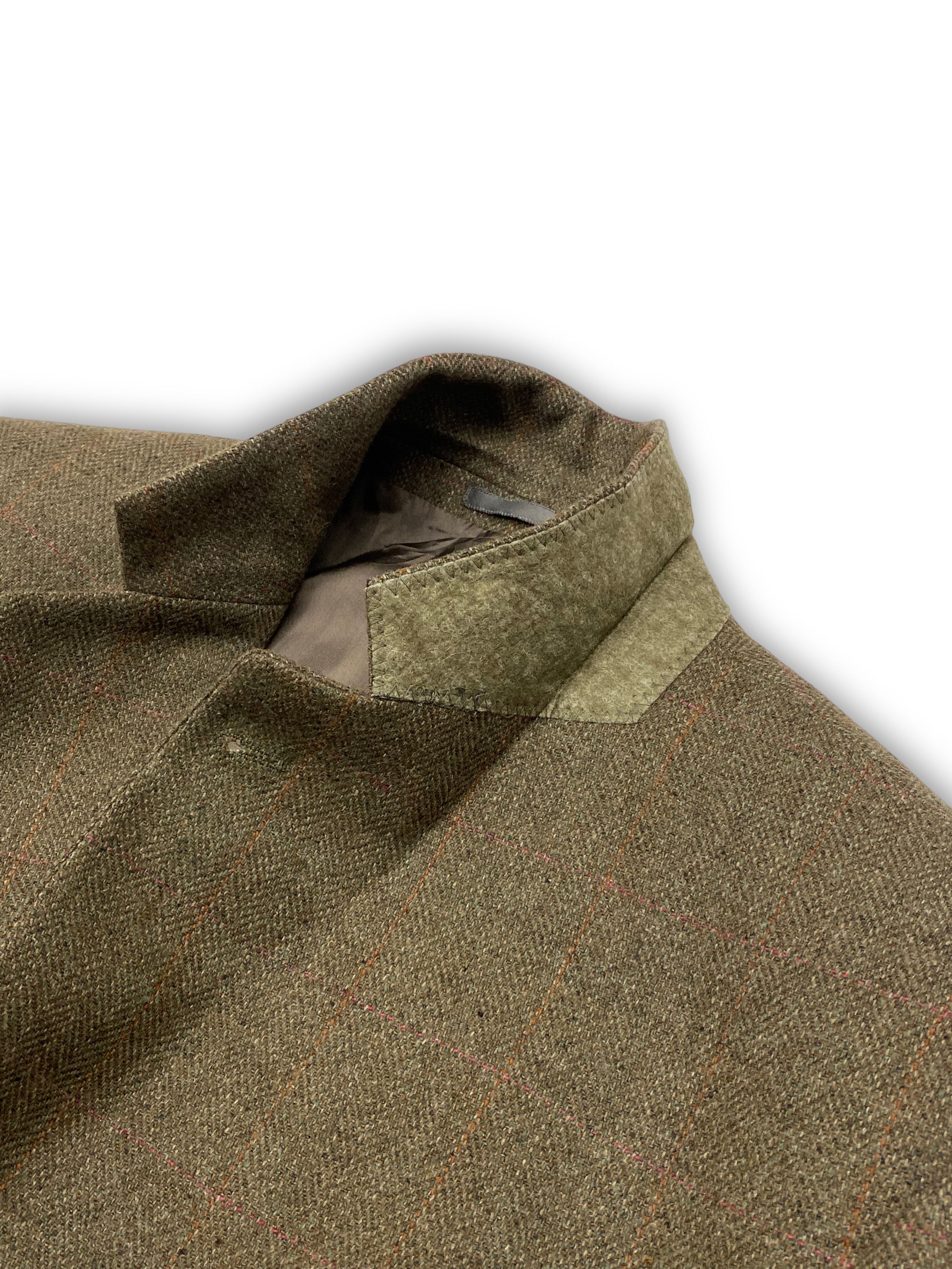 Vintage Vintage SKOPES Light Brown Tweed Blazer M571 Size 42S - 7 Thumbnail
