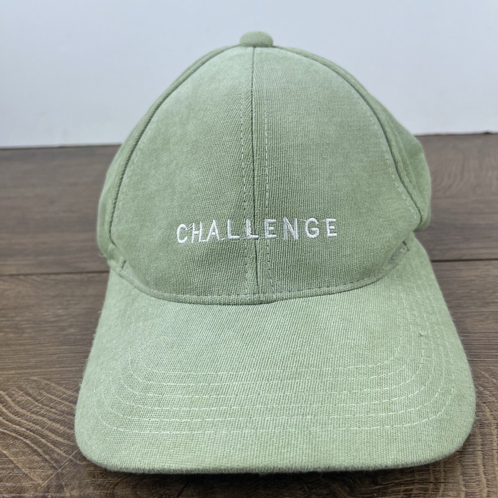 Other Challenge Hat Challenge Adjustable Hat Green Hat Adjustable Size ONE SIZE - 4 Thumbnail
