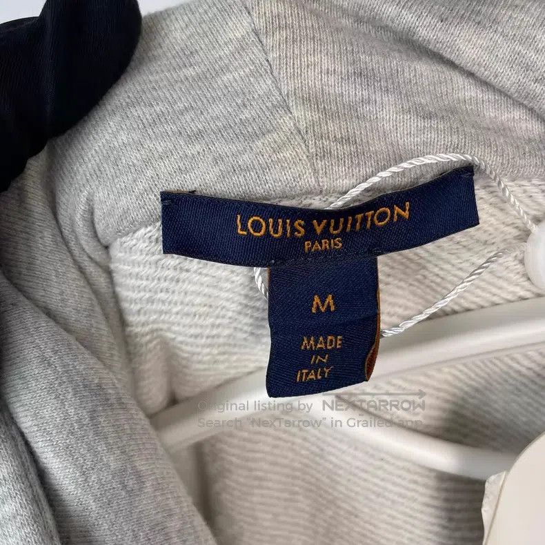Louis Vuitton Louis Vuitton Gray cotton globe logo zip hoodie Size US M / EU 48-50 / 2 - 5 Thumbnail