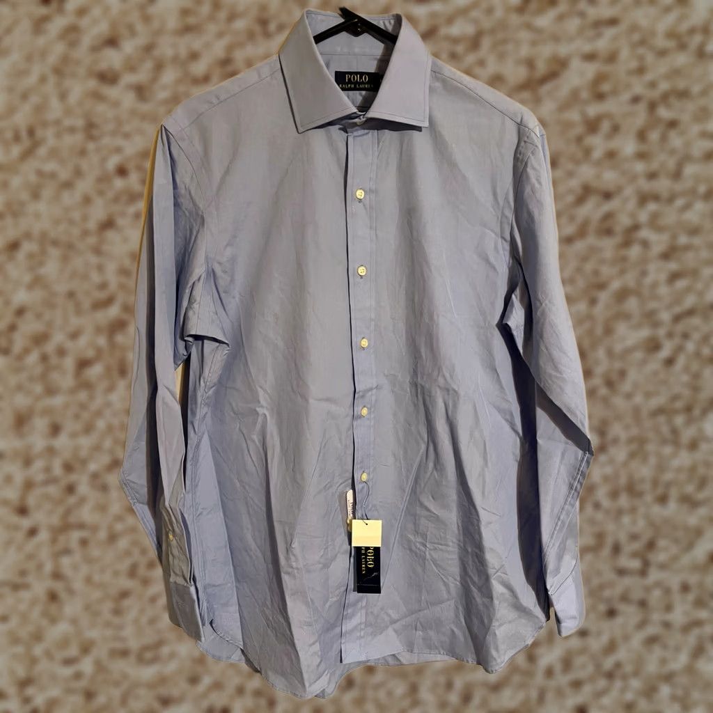 Polo Ralph Lauren Polo Ralph Lauren Button Up Shirt Men's Long Sleeve Blue 15.5 32-33 Size 42R - 1 Thumbnail