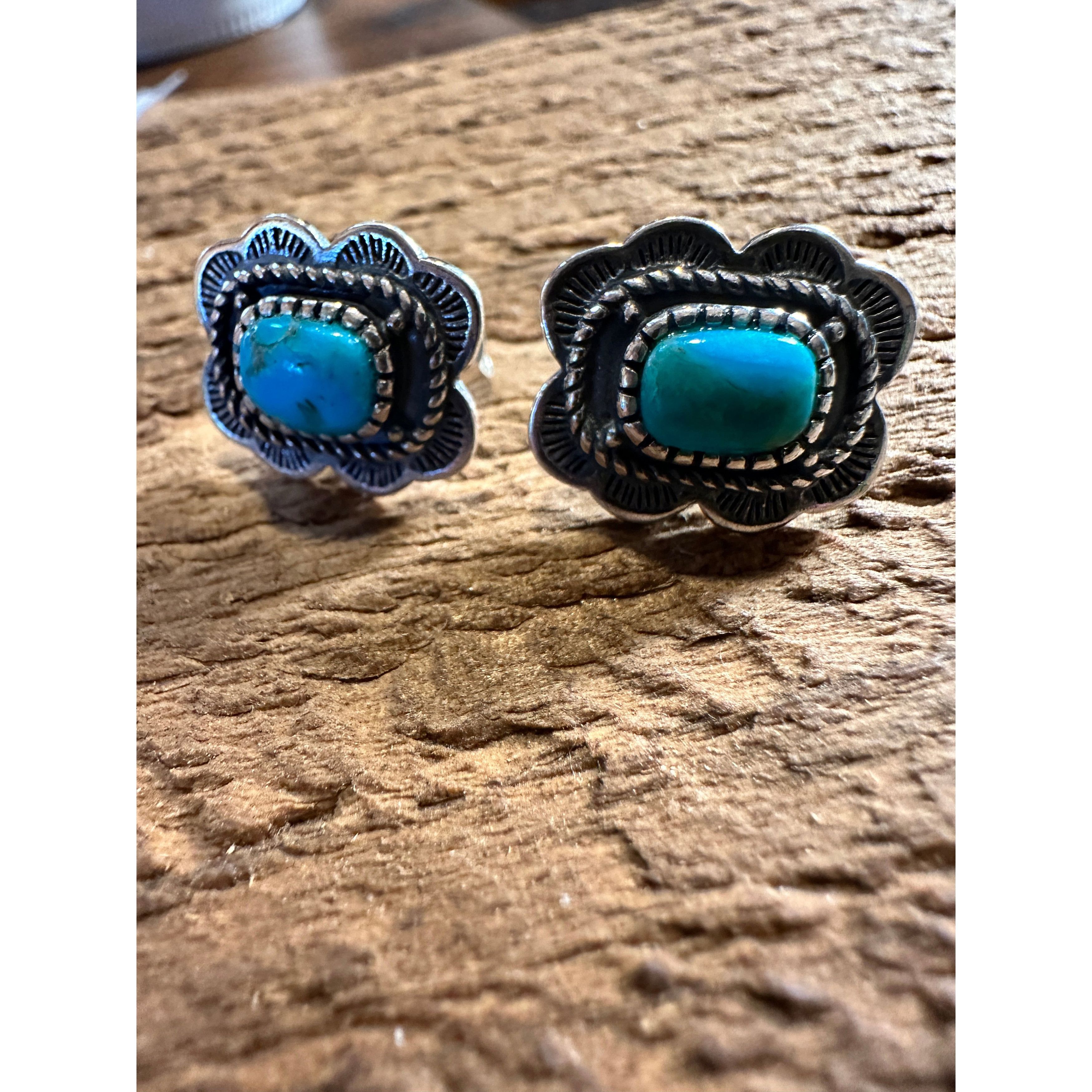 Other Arizona Turquoise Dreamcatcher Sterling Silver Stud Earrings Size ONE SIZE - 6 Thumbnail