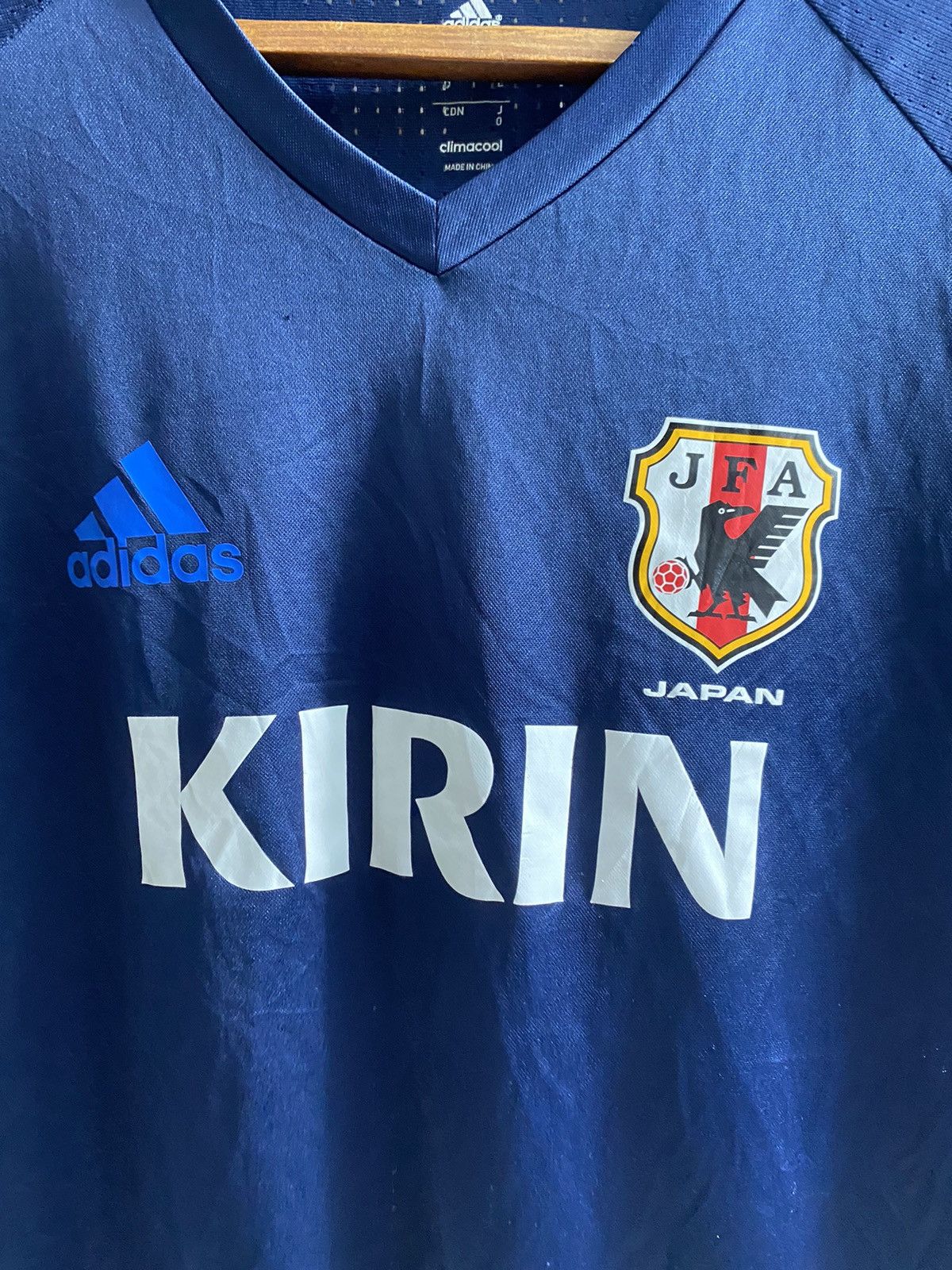 Adidas JAPAN SOCCER JERSEY Size US M / EU 48-50 / 2 - 2 Thumbnail