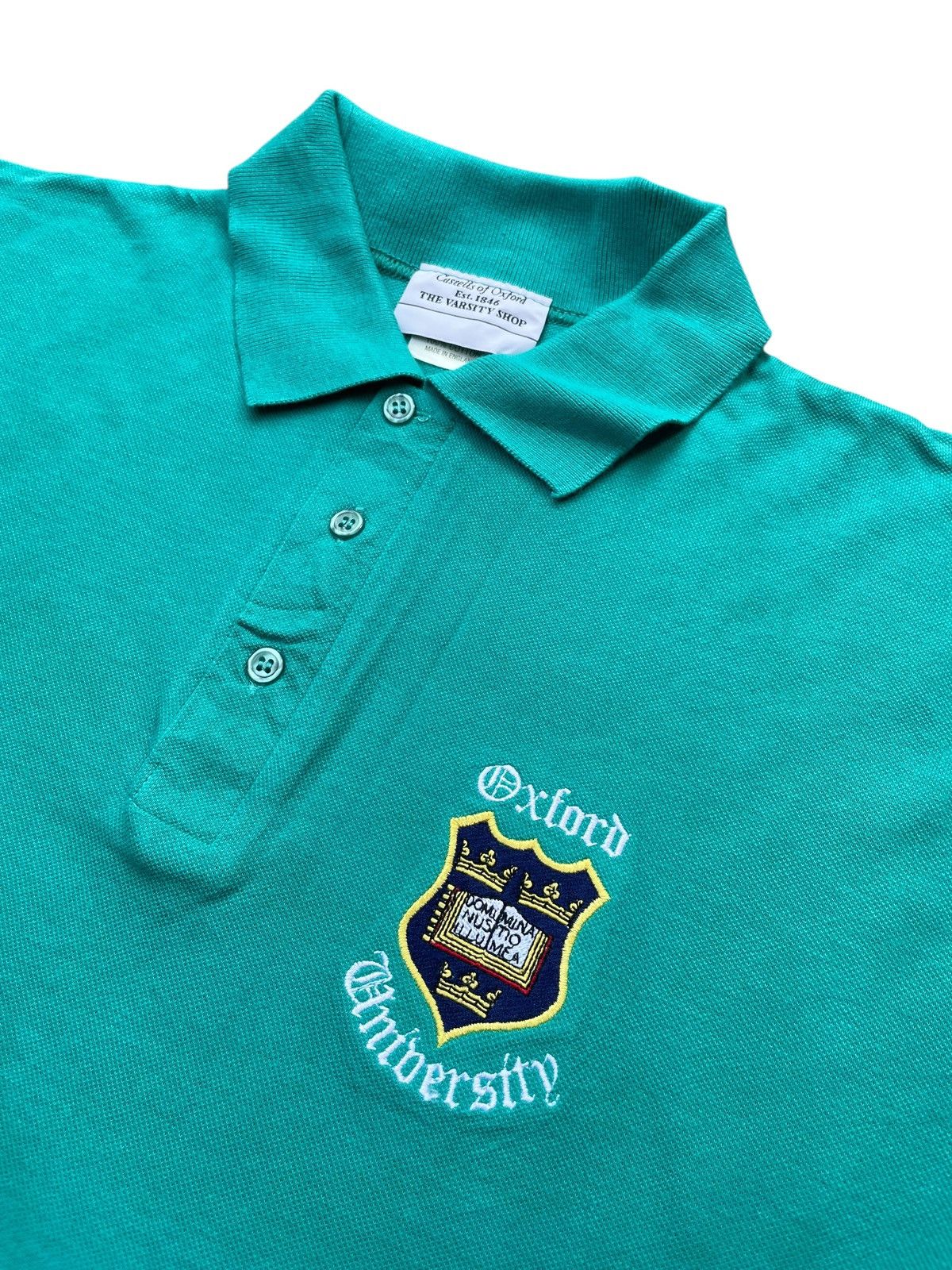 Oxxford Clothes Vintage Oxford University Polo Tshirt Size US L / EU 52-54 / 3 - 3 Thumbnail