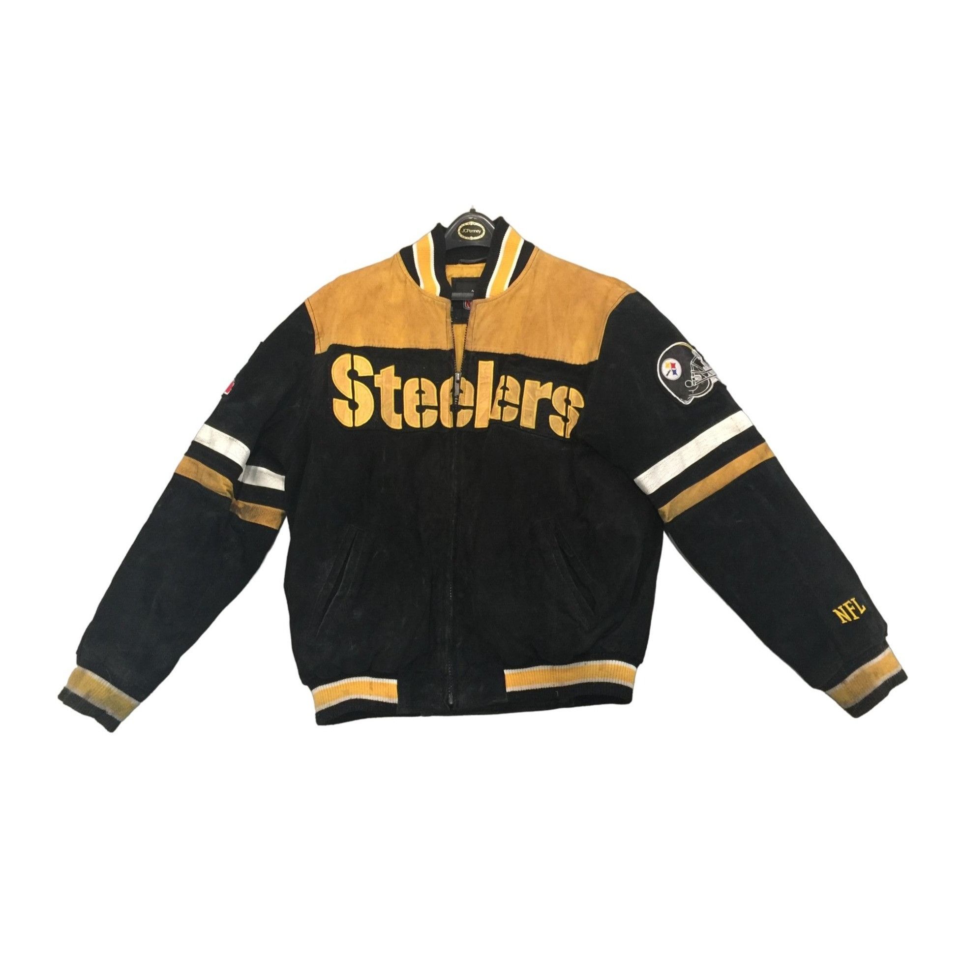 NFL NFL Pittsburgh Steelers Men's Size Medium Full Zip Up Jacket Size US M / EU 48-50 / 2 - 1 Thumbnail