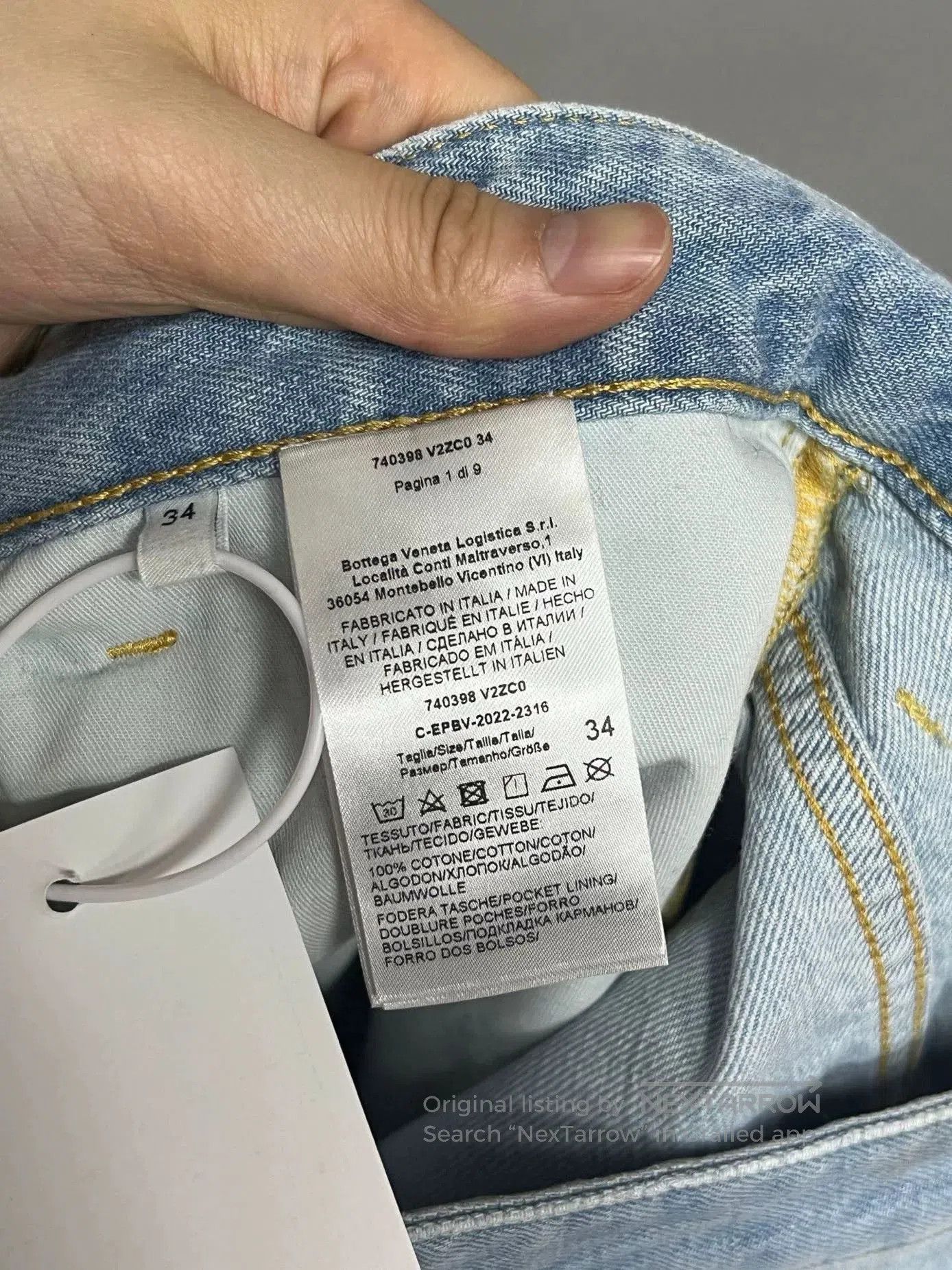 Bottega Veneta light wash jeans by bottega veneta. Size US 34 / EU 50 - 5 Thumbnail