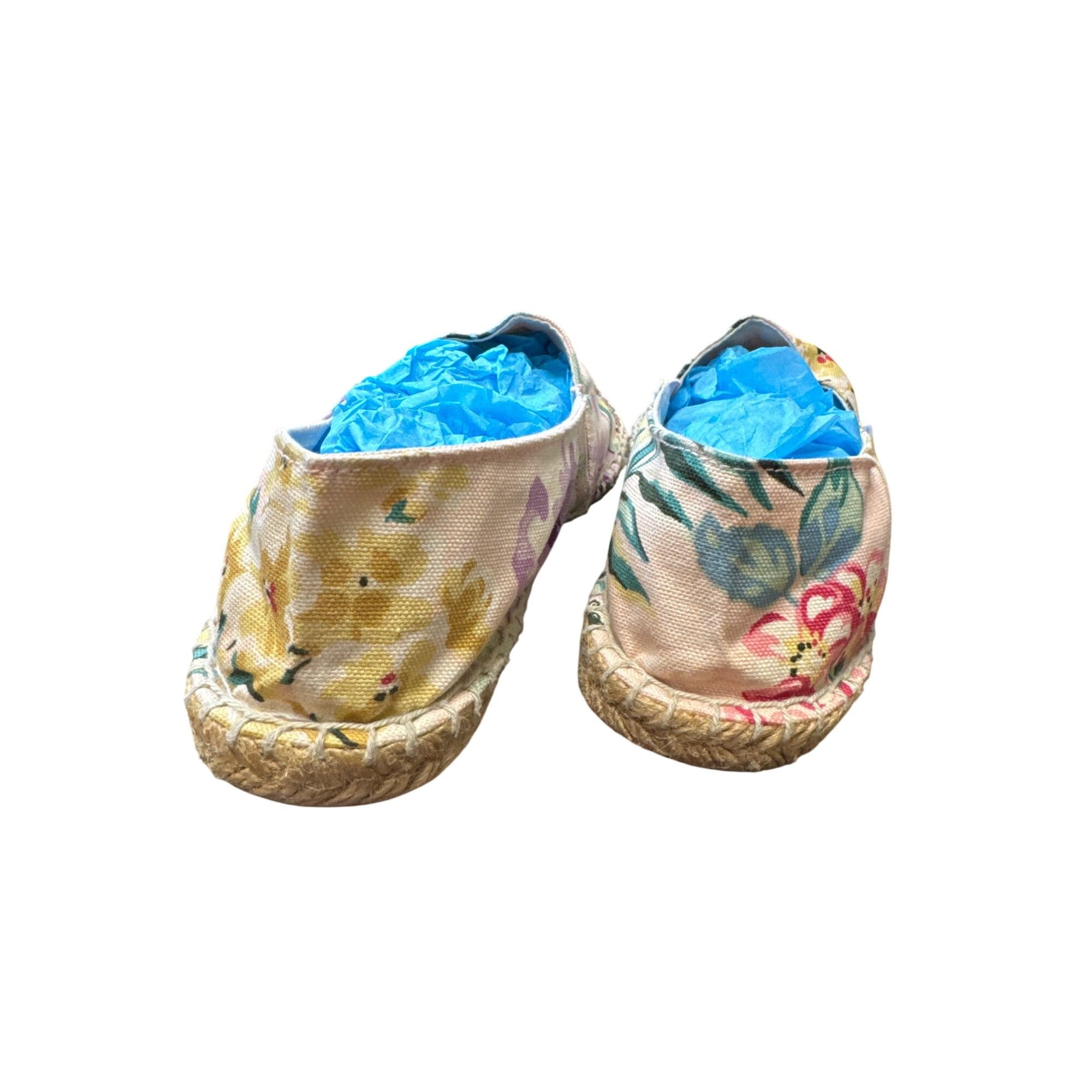 Designer Cath Kidston Womens Floral Glitter Espadrilles Size 7 Size US 7 / IT 37 - 5 Thumbnail