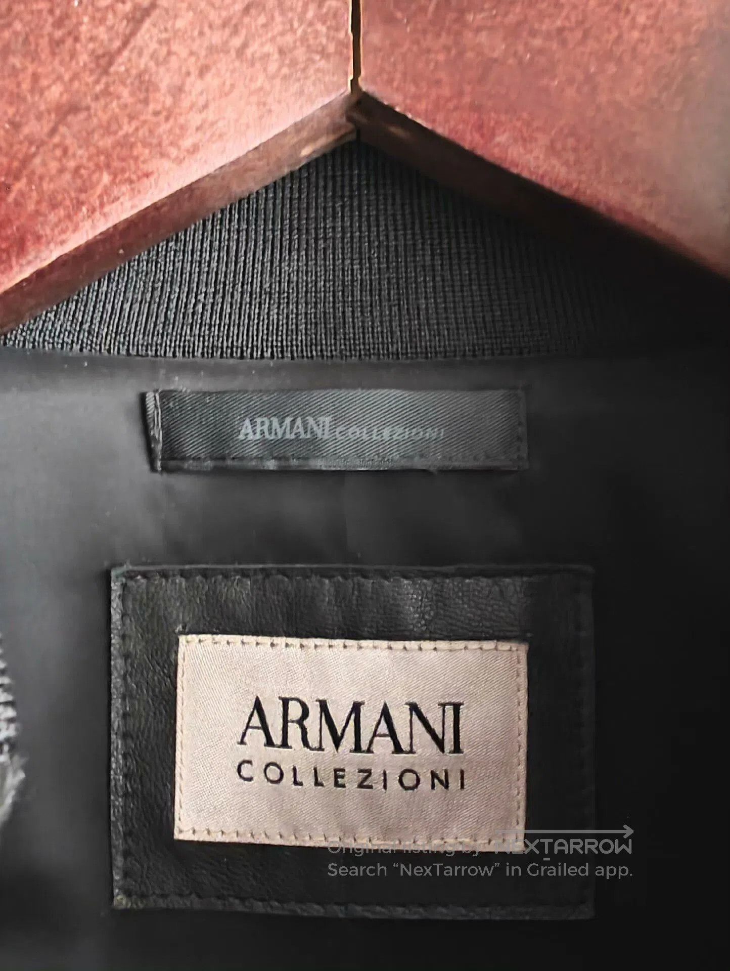 Armani Collezioni Armani Collezioni Leather Jacket. Size US M / EU 48-50 / 2 - 4 Thumbnail
