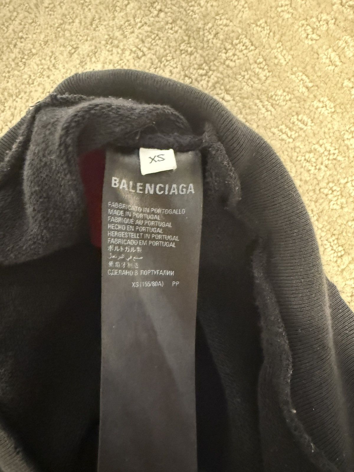 Adidas × Balenciaga Balenciaga x Adidas Black And Red Hoodie Size US XS / EU 42 / 0 - 7 Thumbnail