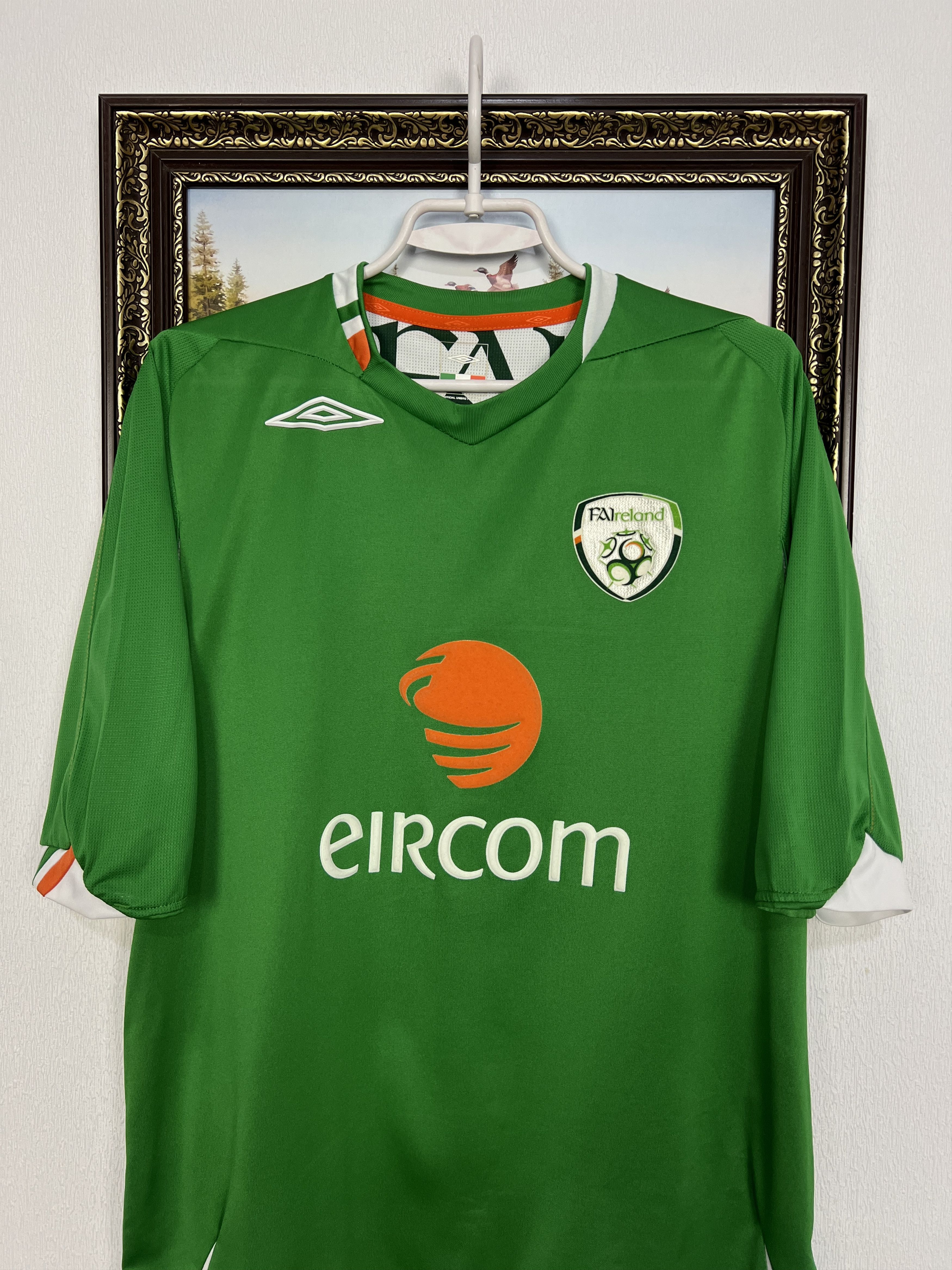 Umbro Republic of Ireland Home football shirt Soccer Jersey Trikot Size US L / EU 52-54 / 3 - 2 Thumbnail