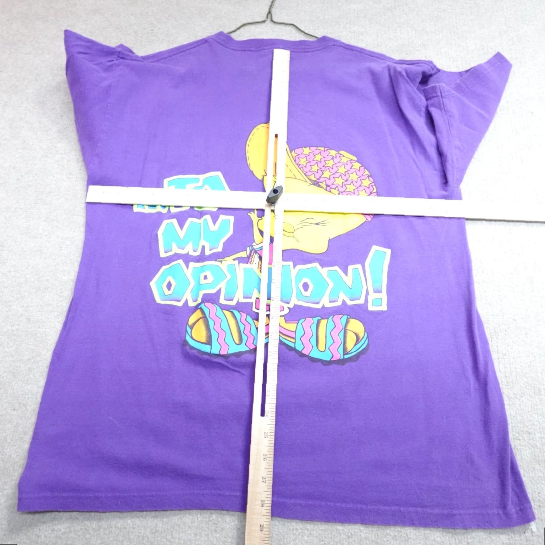Vintage VINTAGE Tweety Bird Shirt Large Purple Double-Sided 1997 USA Mens L Shipping Next Business Day Size US L / EU 52-54 / 3 - 5 Thumbnail