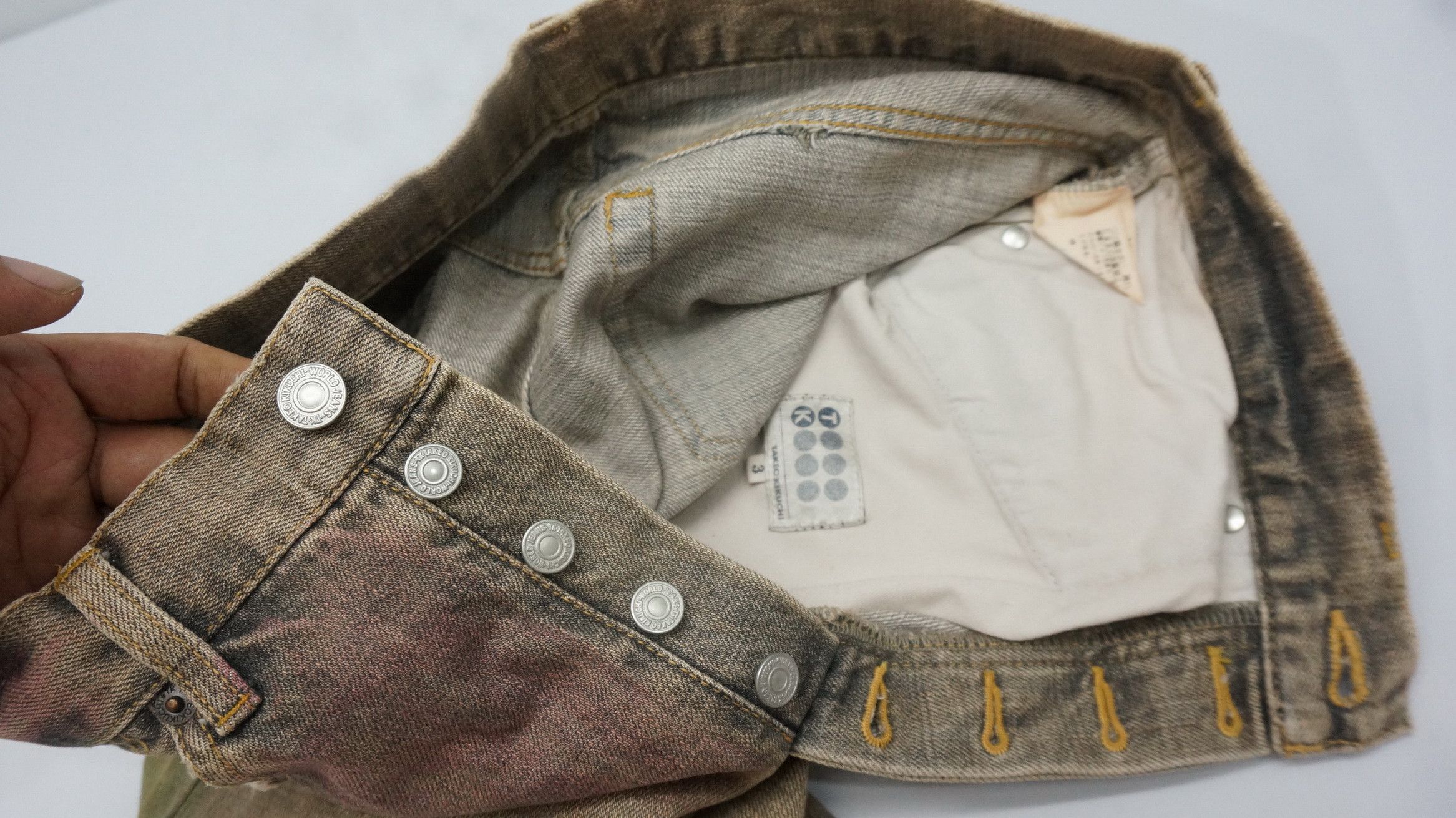 Takeo Kikuchi TAKEO KIKUCHI Distressed Vintage Jeans Size US 30 / EU 46 - 13 Thumbnail