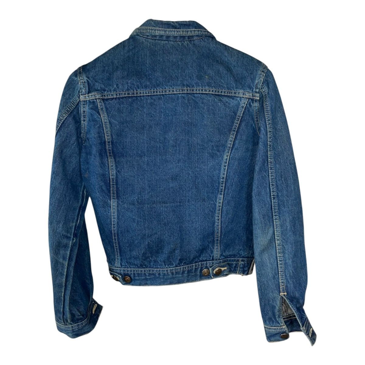 Other Vintage Unisex Lois Jean Blue Denim Jacket Made Spain XSmall Size XS / US 0-2 / IT 36-38 - 5 Thumbnail