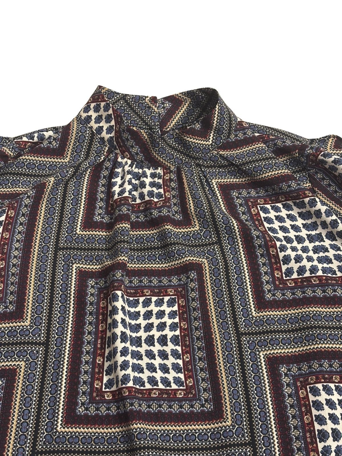 Other Gray & brown blouse Size M / US 6-8 / IT 42-44 - 2 Thumbnail