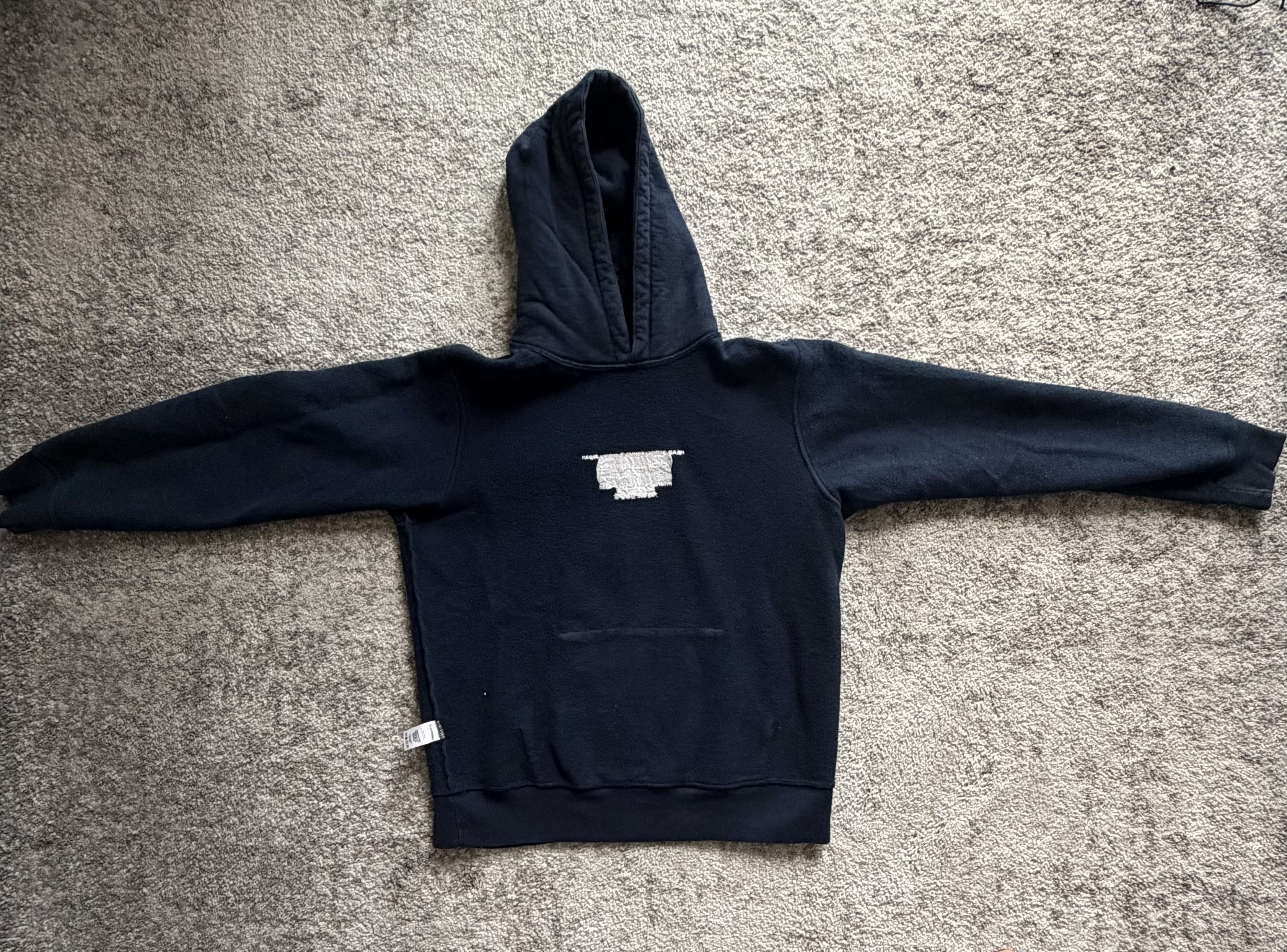 Supreme Supreme HQ Navy Blue Hooded Sweatshirt Size US M / EU 48-50 / 2 - 6 Thumbnail