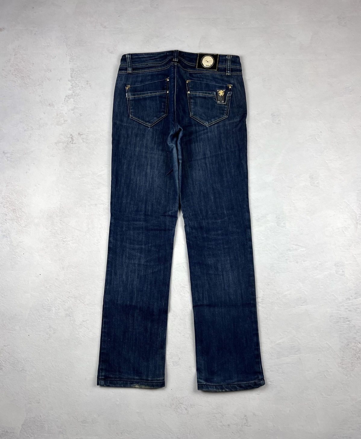Japanese Brand × Roberto Cavalli × Vintage Avant Garde Classic Roberto Cavalli Denim Y2k Opium Retro Size 27" / US 4 / IT 40 - 1 Thumbnail