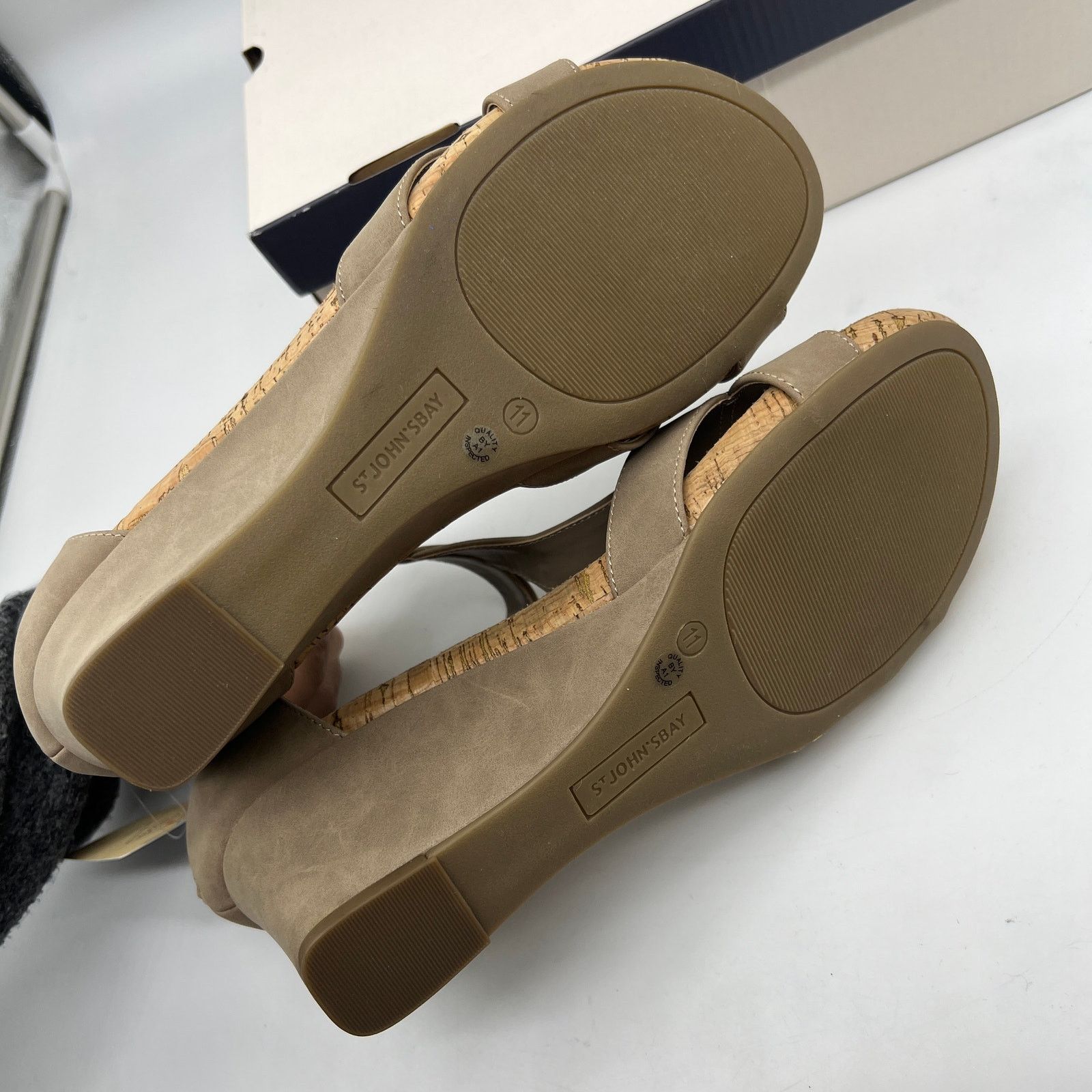 Other St. John's Bay Womens Taz Wedge Sandals Brown Porc Size US 11 / IT 41 - 5 Thumbnail