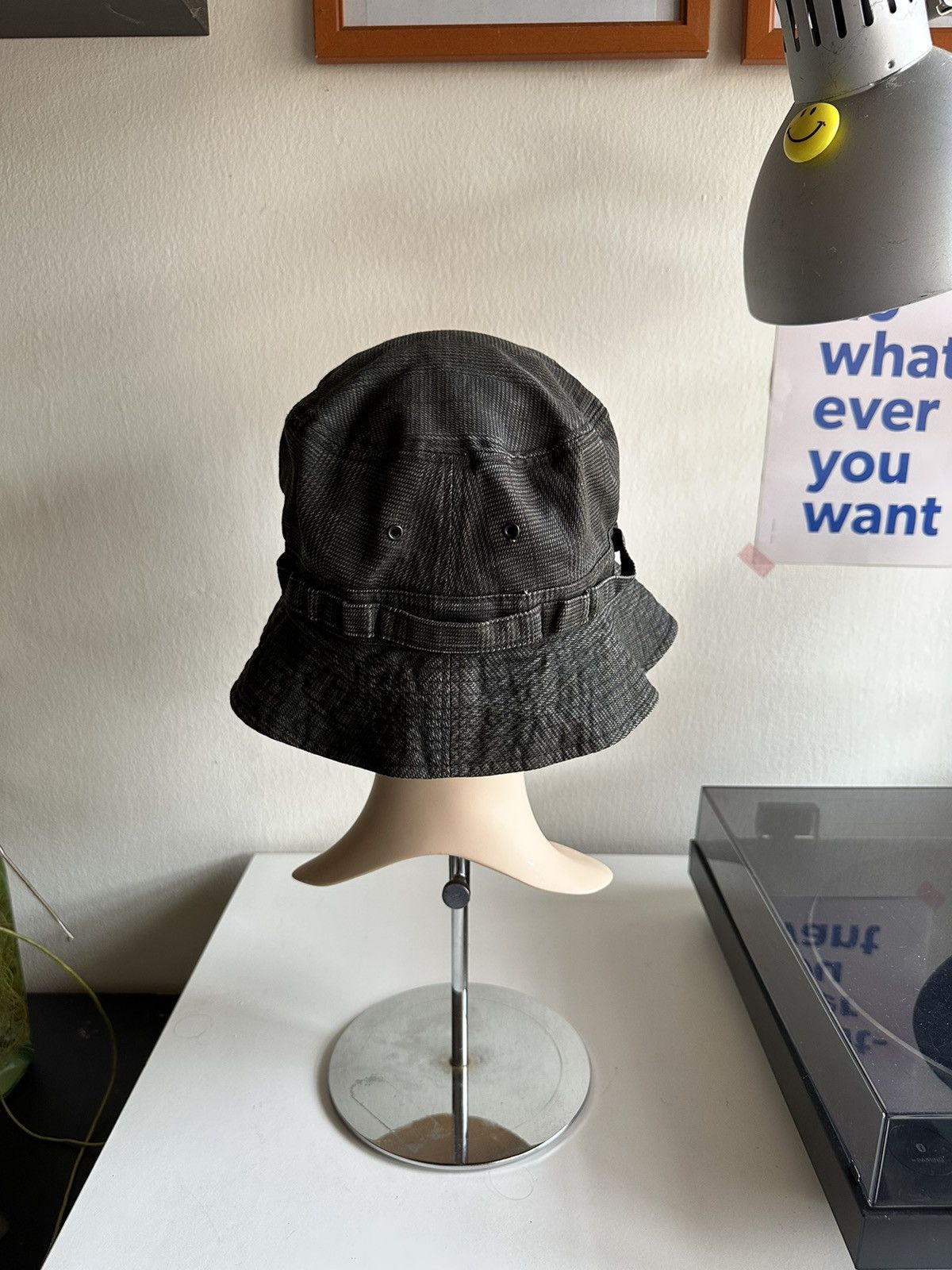 Tete Homme 1990s Tete Homme Black Plaid Bucket Hat Size ONE SIZE - 4 Thumbnail