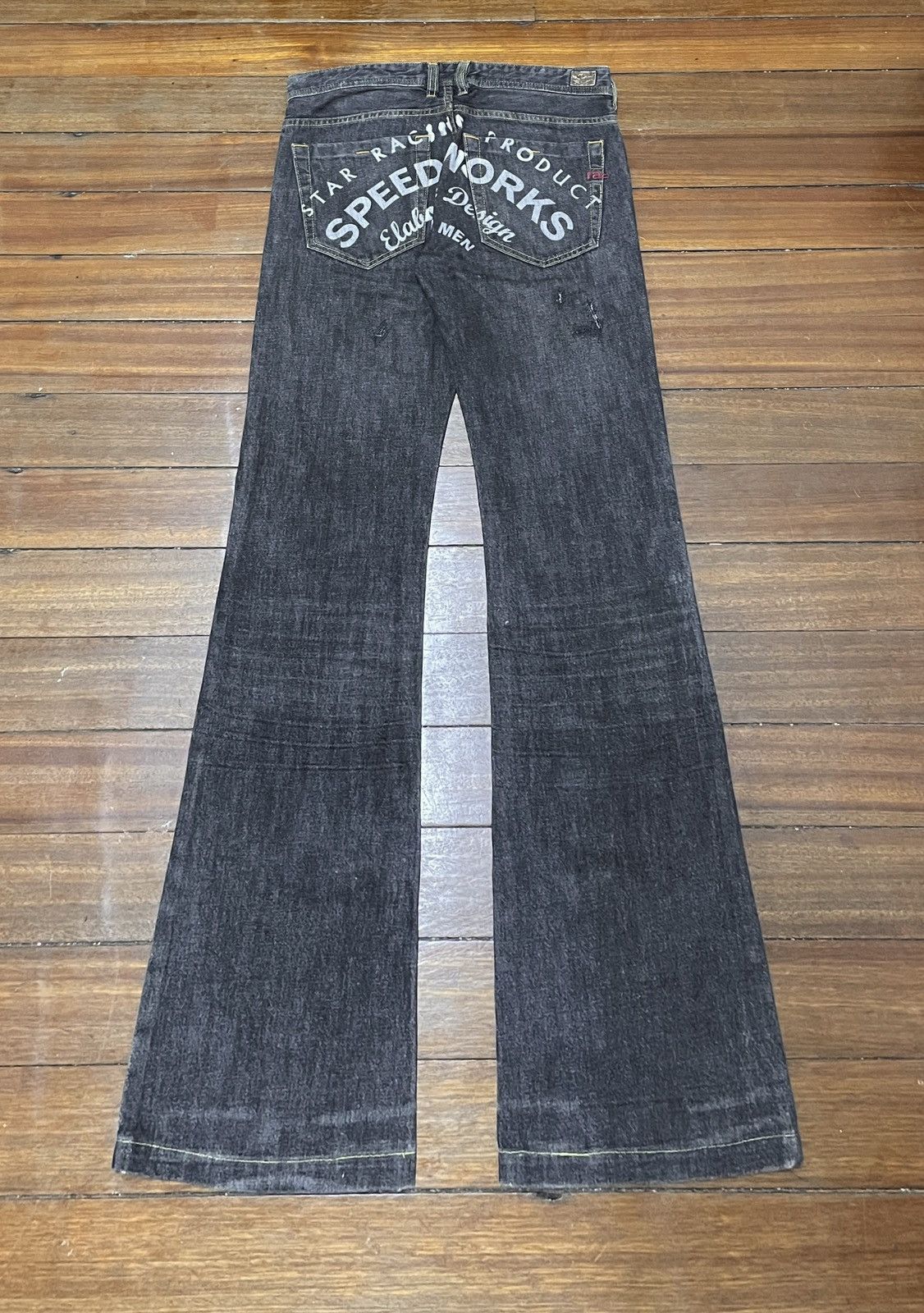 Japanese Brand Rare Design Vintage Brand Nicole Club Flared Jeans 1990s Size US 31 - 2 Thumbnail