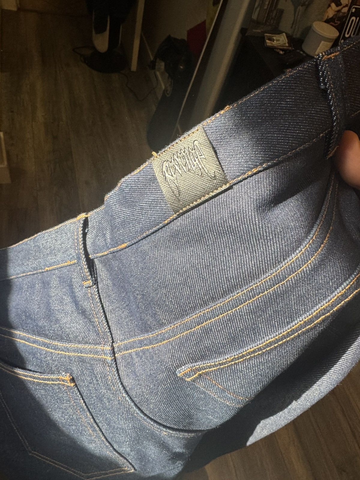 Revenge Revenge Embroidered Denim pants Size US 32 / EU 48 - 2 Thumbnail