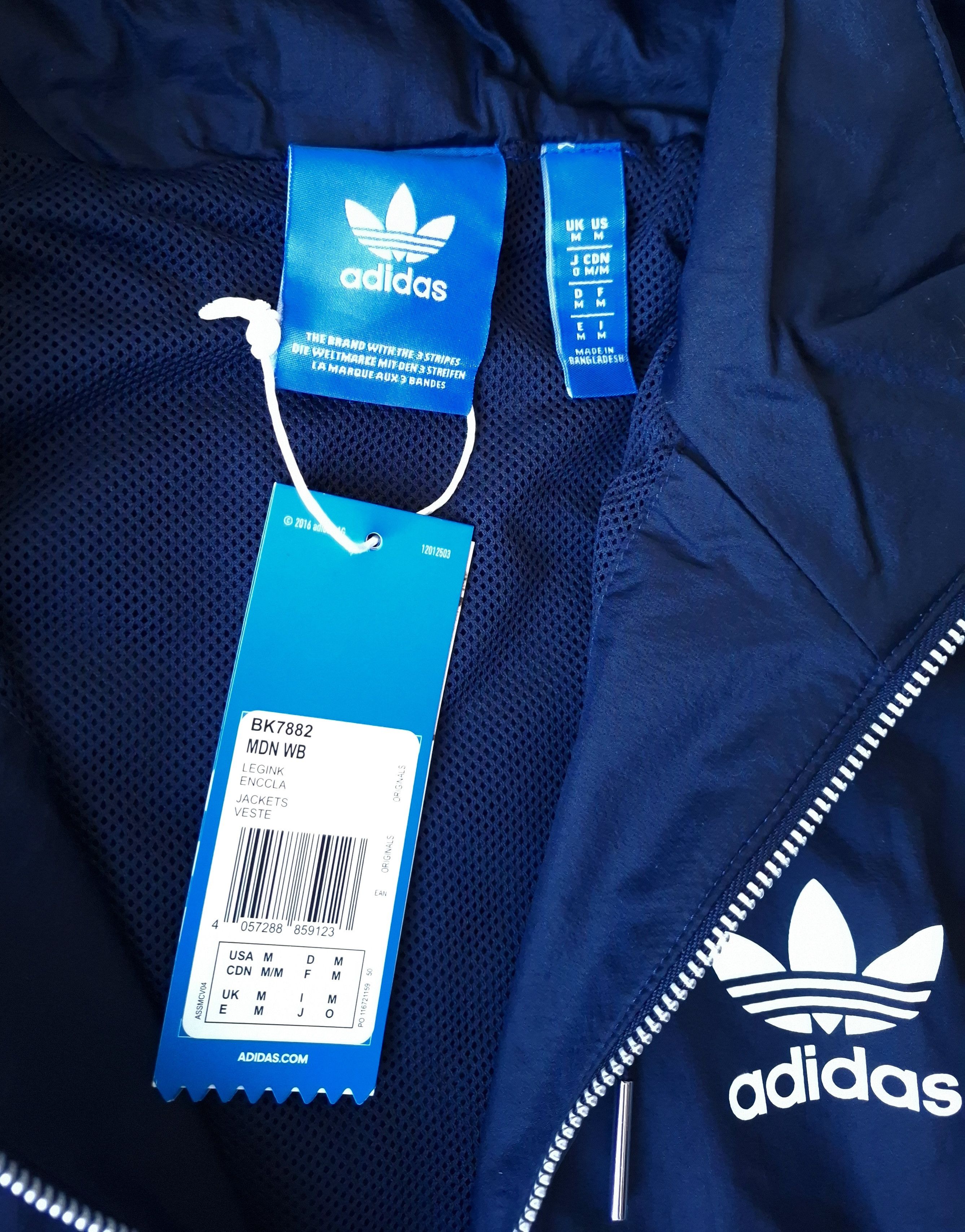 Adidas rare NWT 2017 Adidas Modern Windbreaker sz M spzl half zip Size US M / EU 48-50 / 2 - 3 Thumbnail