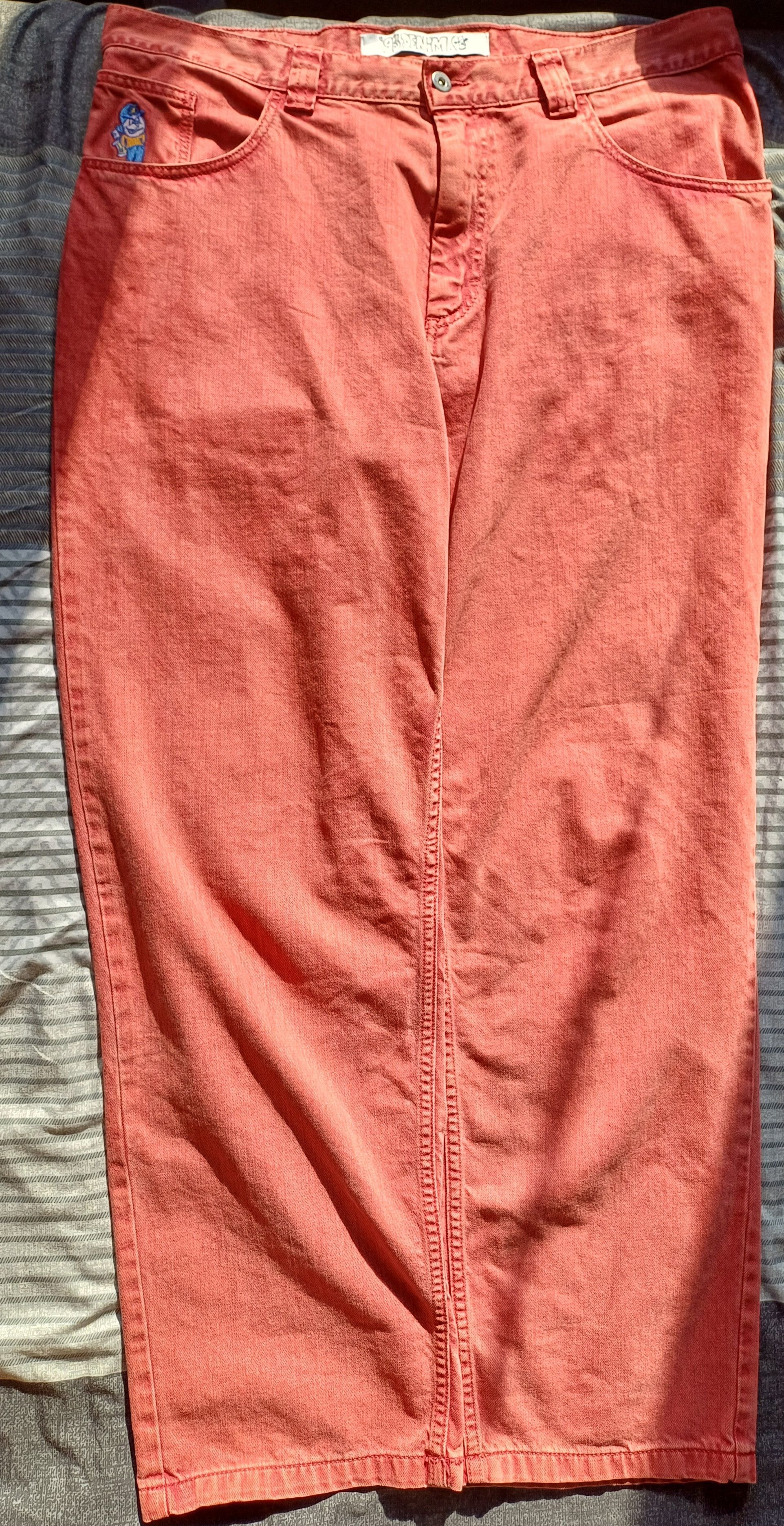 Polar Skate Co. Polar Skate Co '93 Washed Red Denim Size US 34 / EU 50 - 1 Thumbnail