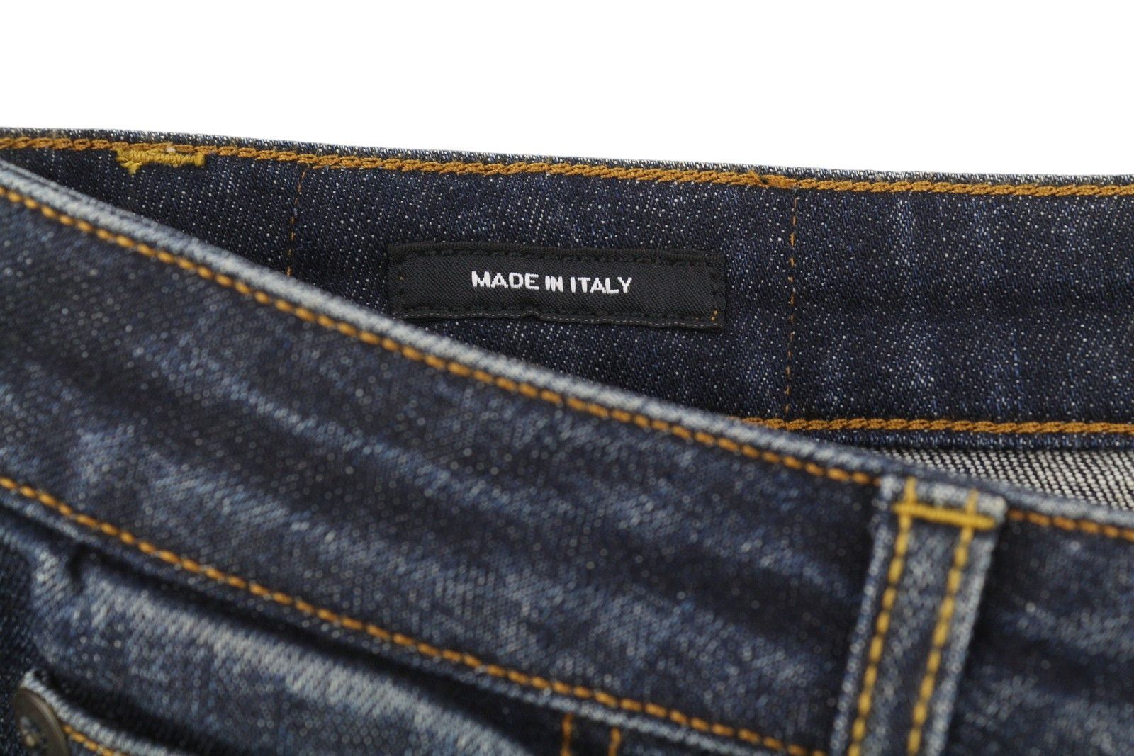 R13 KATE SKINNY CUFF 27 Howel Indigo Faded Distress 86240 Size 27" / US 4 / IT 40 - 6 Thumbnail