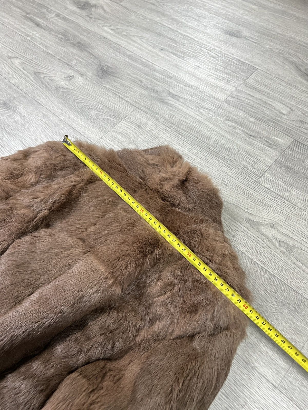 Other Vintage French Coney Fur coat Rabbit fur Brown Winter coat Size S / US 4 / IT 40 - 20 Thumbnail
