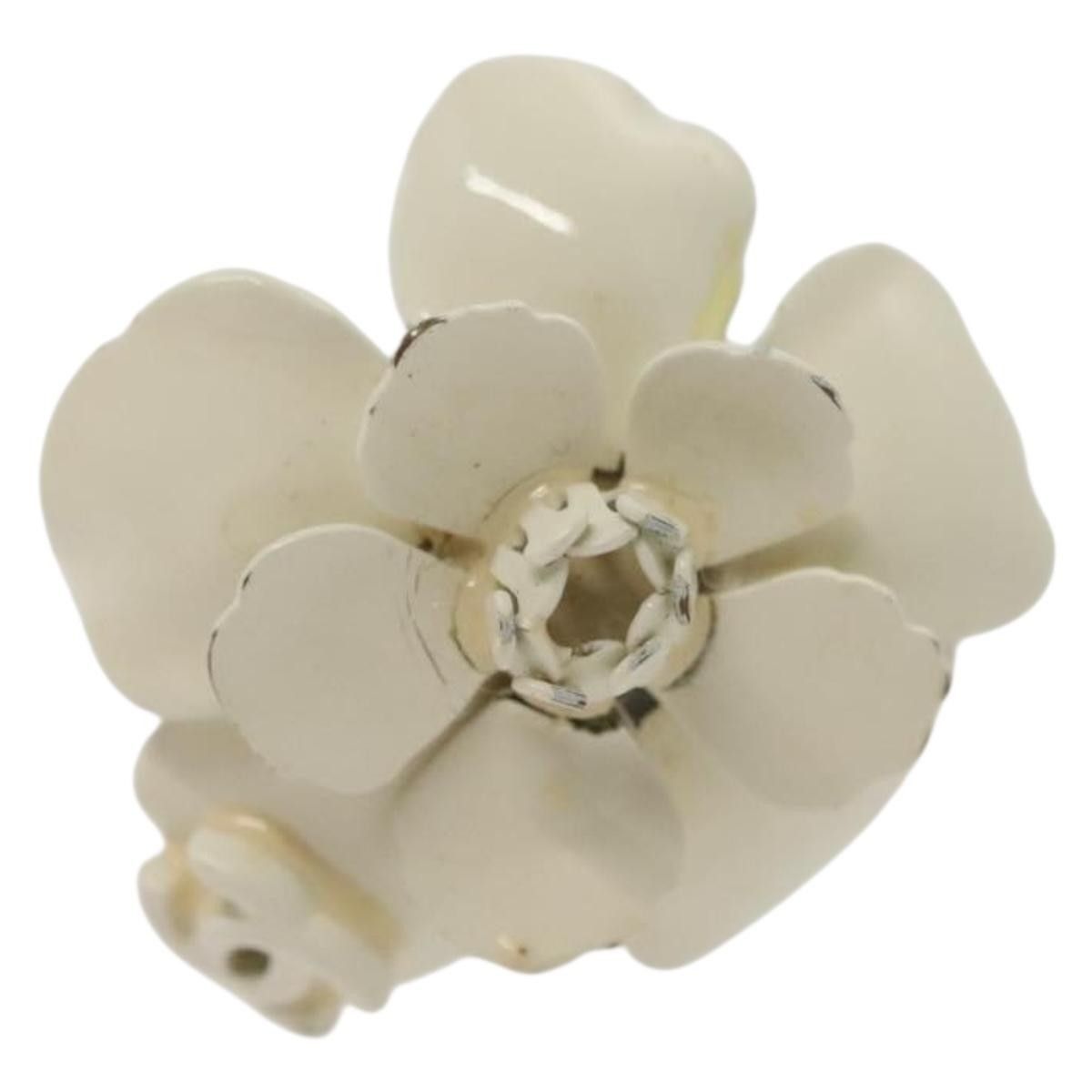 Chanel Chanel Camellia Ring Metal and Resin Size ONE SIZE - 1 Thumbnail