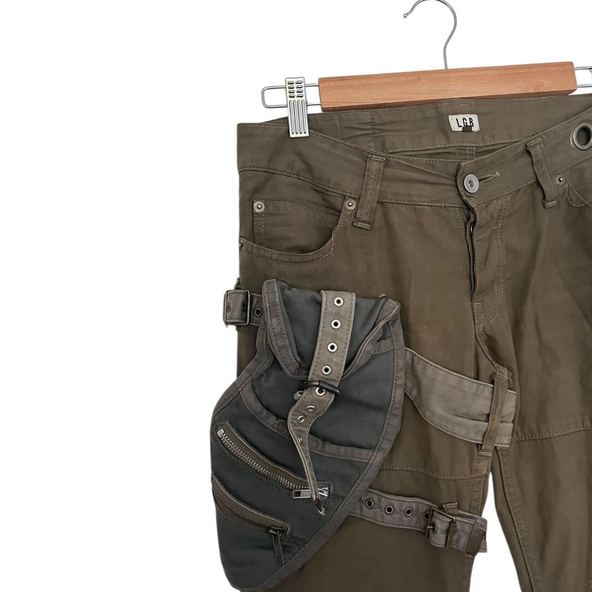 Le Grande Bleu (L.G.B.) Lgb green holster pants Size US 30 / EU 46 - 2 Thumbnail
