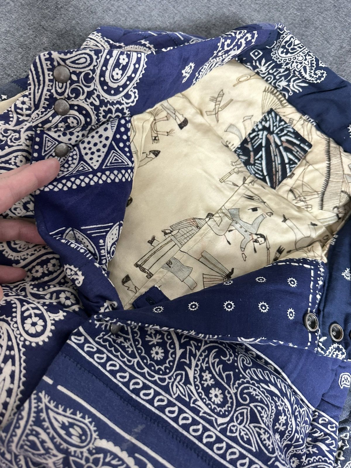 Visvim Visvim ICT insulator down vest bandana Size US L / EU 52-54 / 3 - 5 Thumbnail