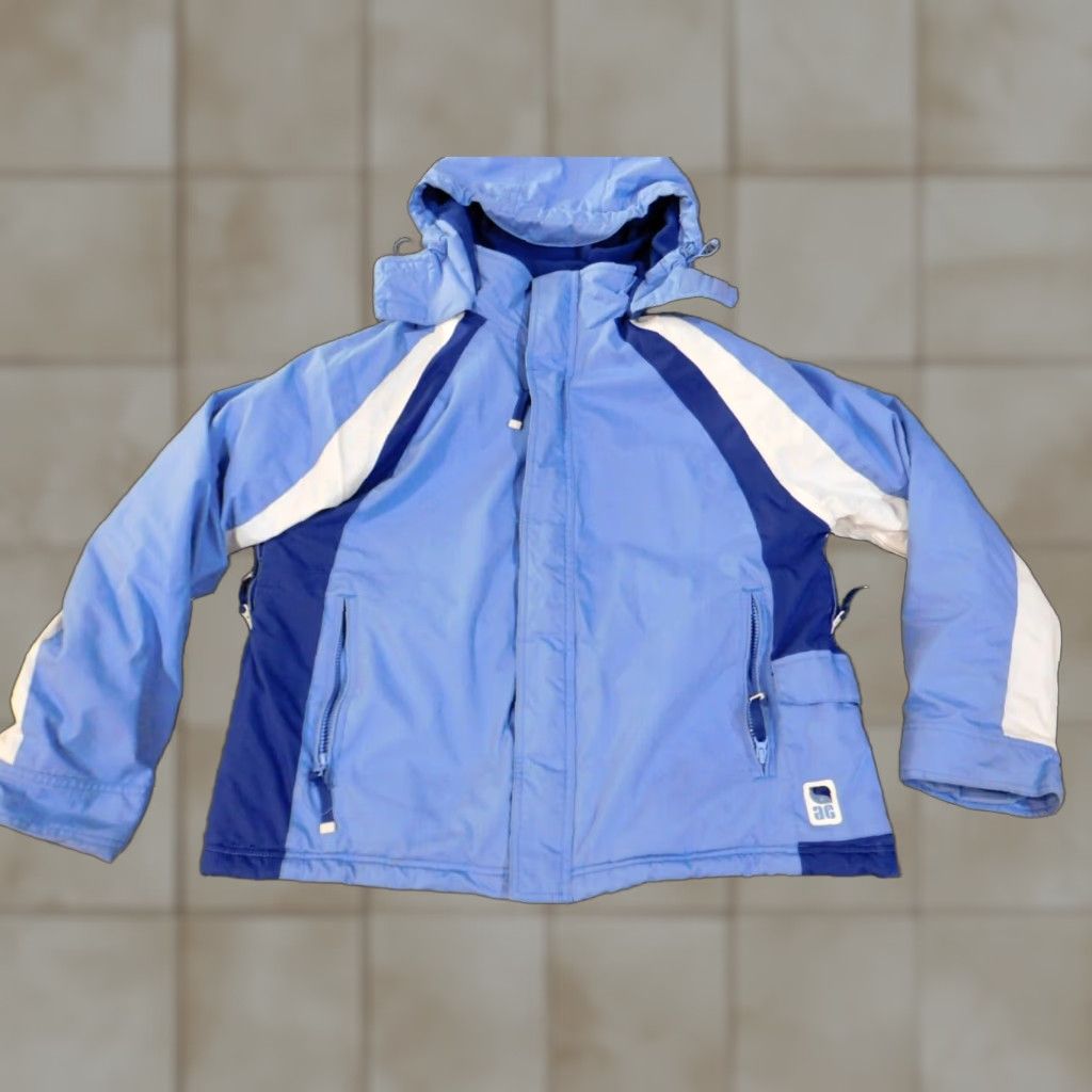 American Eagle Outfitters VINTAGE American Eagle Outfitters Jacket Womens XL Winter Blue Hoodie Outdoors Puffer Zip Lined Size XL / US 12-14 / IT 48-50 - 1 Thumbnail