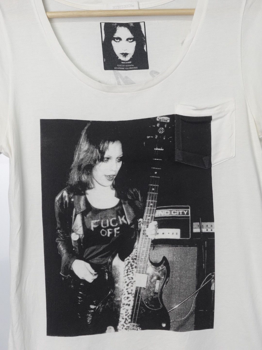 Hysteric Glamour RARE! Hysteric Glamour Phototee Fuck Off Promo Singer Size ONE SIZE - 3 Thumbnail