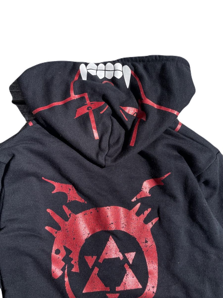 If Six Was Nine 2000s Japanese Fullmetal alchemist Giltter Zip-up Hoodie Size US S / EU 44-46 / 1 - 5 Thumbnail
