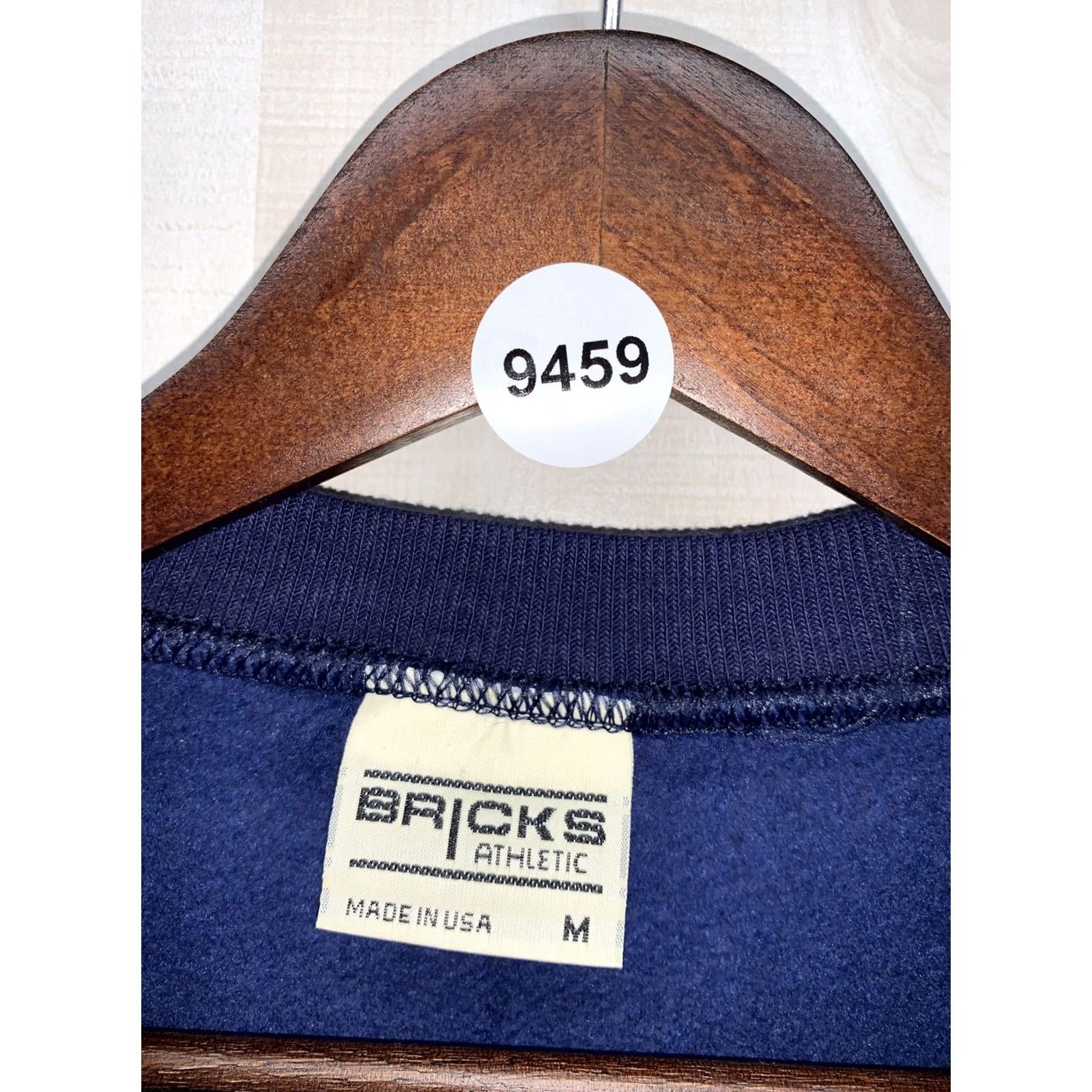 Vintage VINTAGE Bricks Athletic Blue Sweatshirt Unisex Adults Medium NWD-9459 Size M / US 6-8 / IT 42-44 - 3 Thumbnail