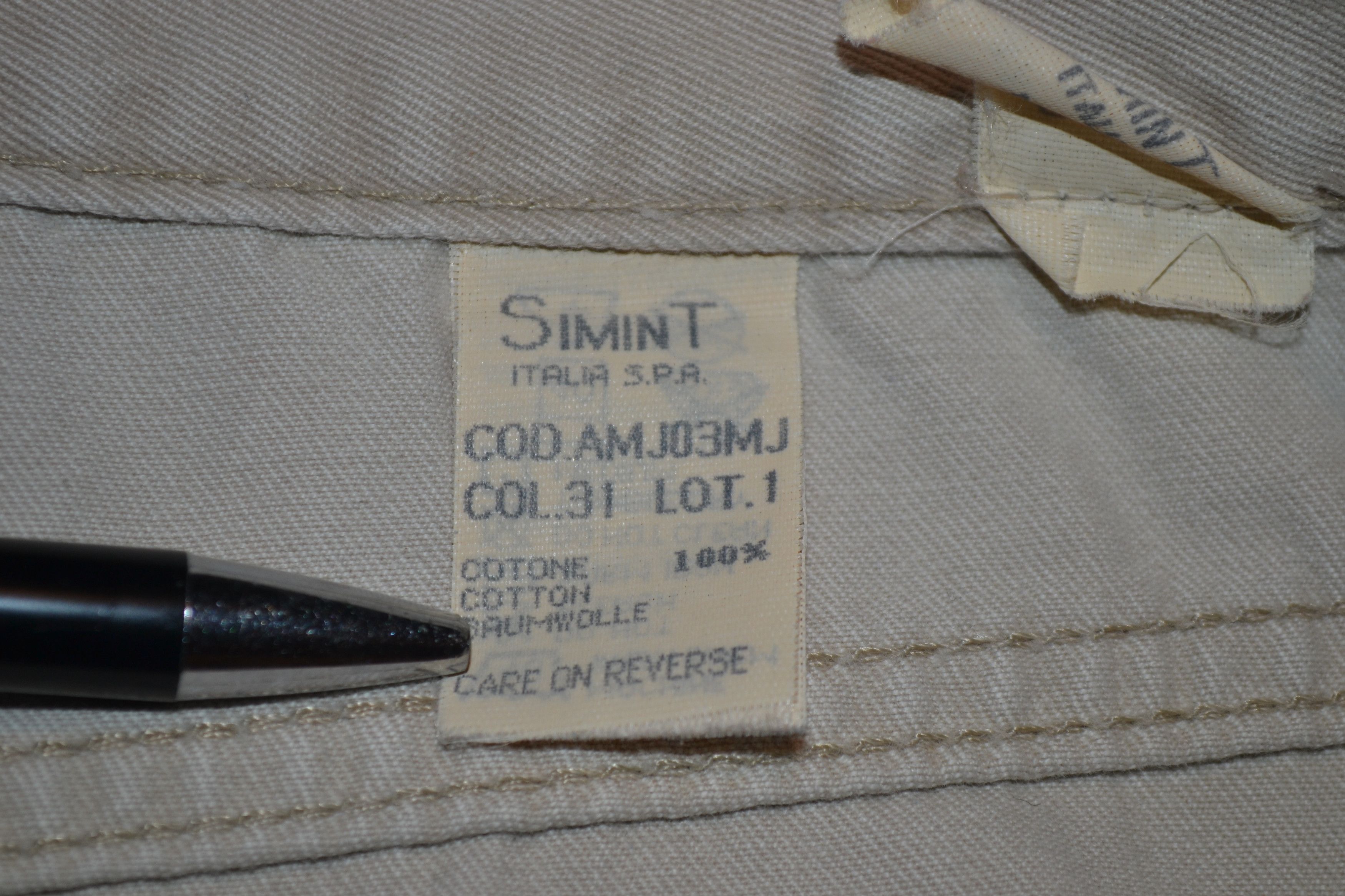 Moschino Vintage 1980s Moschino Beige Jeans - Size w30 / M Size 30" / US 8 / IT 44 - 7 Thumbnail