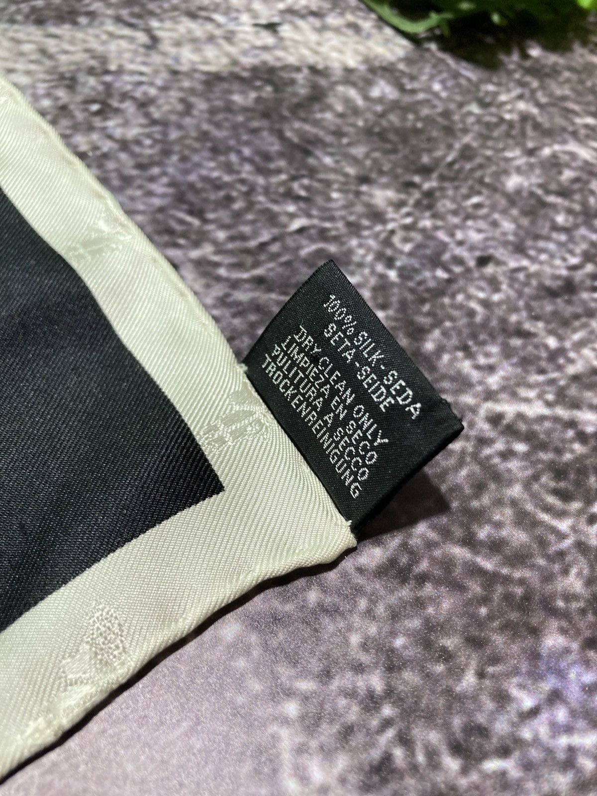 Hermes Hermes Paris Scarf 100% Silk Jacquard Logo Black France Size ONE SIZE - 16 Thumbnail