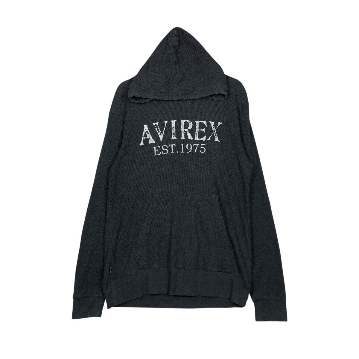 Avirex 📌Vintage Hoodie Avirex Pull Over Big Logo Over Print Size US XL / EU 56 / 4 - 2 Thumbnail