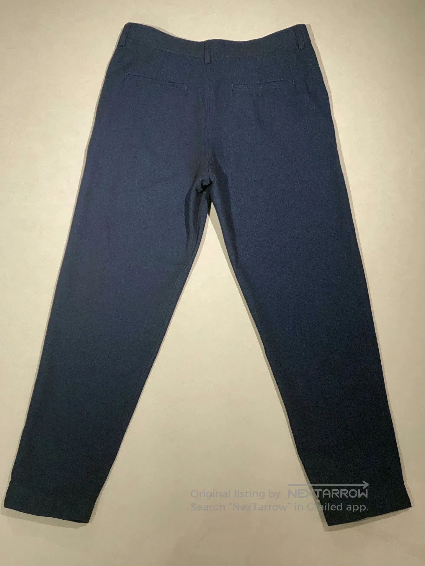 HANSEN Garments HANSEN Dark Blue Buckle Casual Pants. Size US 30 / EU 46 - 2 Thumbnail